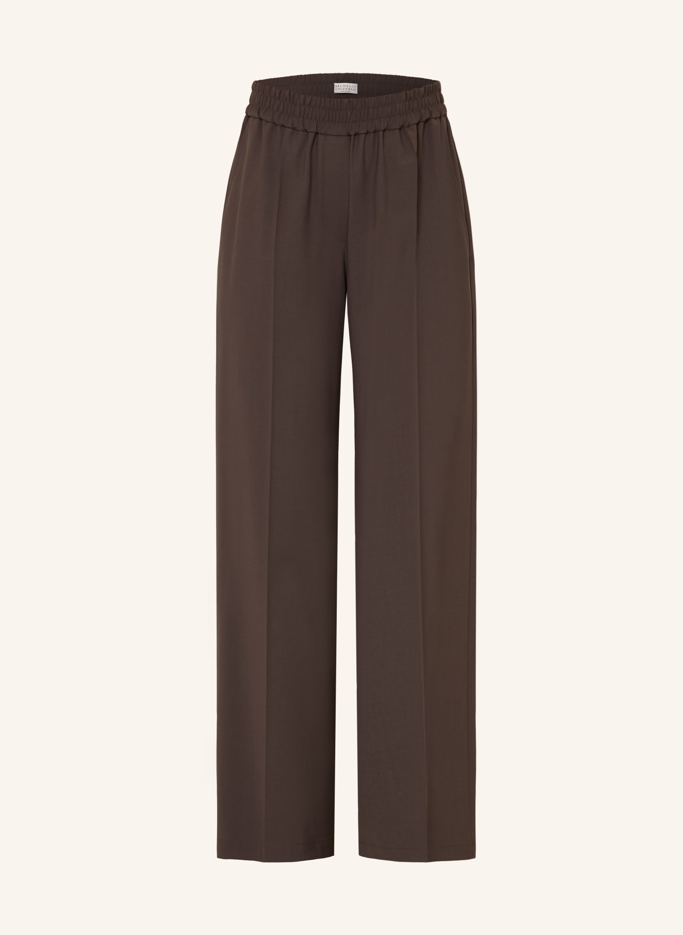 BRUNELLO CUCINELLI Marlenehose: BRAUN
