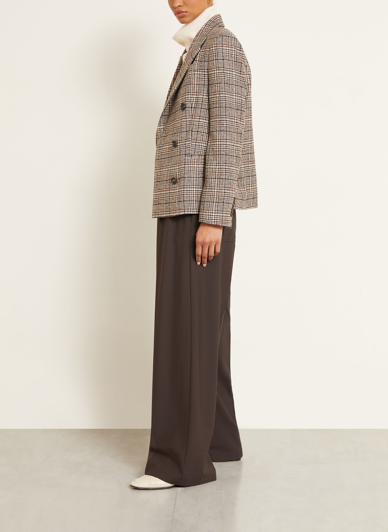 BRUNELLO CUCINELLI Marlenehose: BRAUN