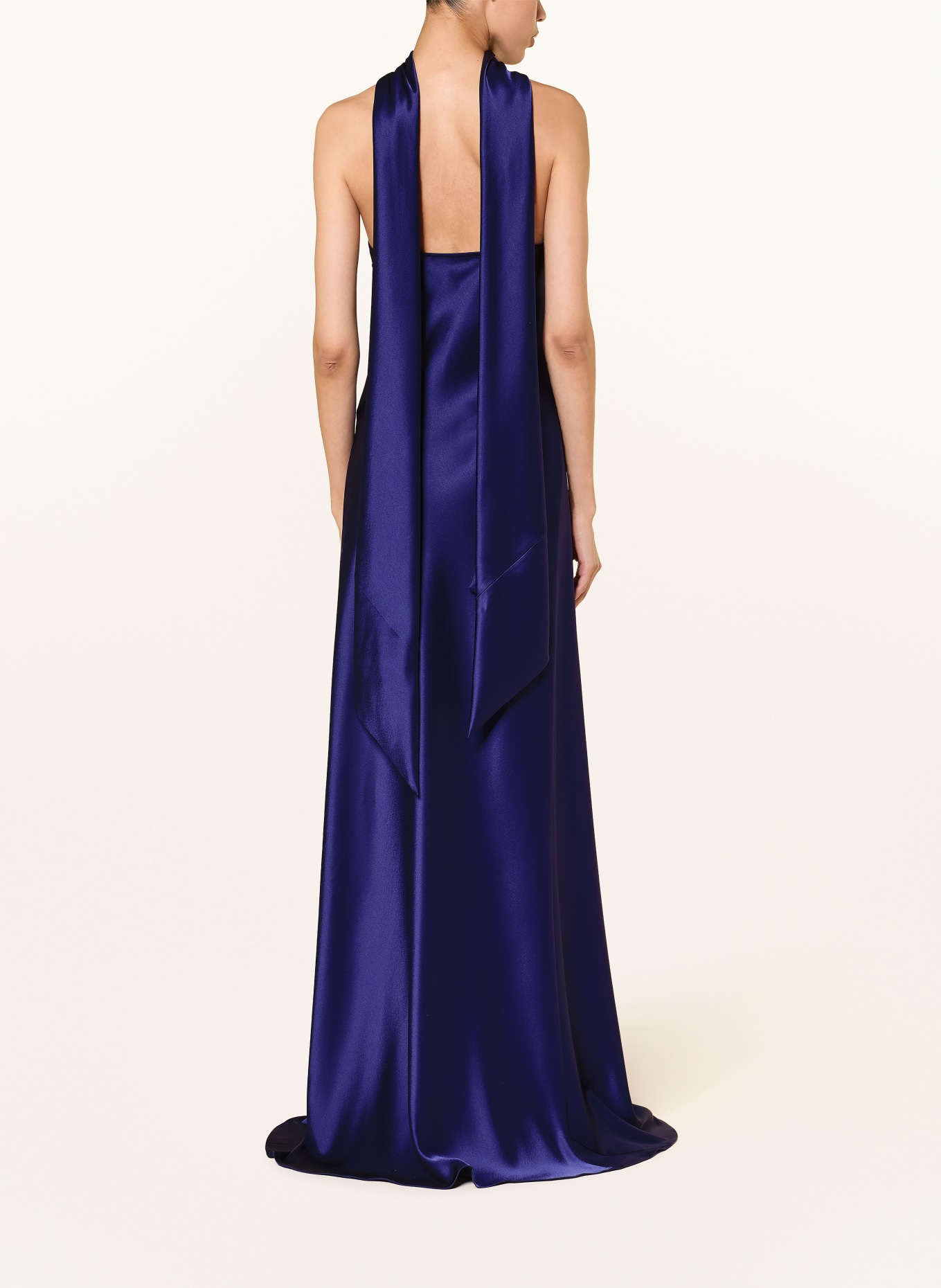TALBOT RUNHOF Satin dress: 430 ROYAL NAVY