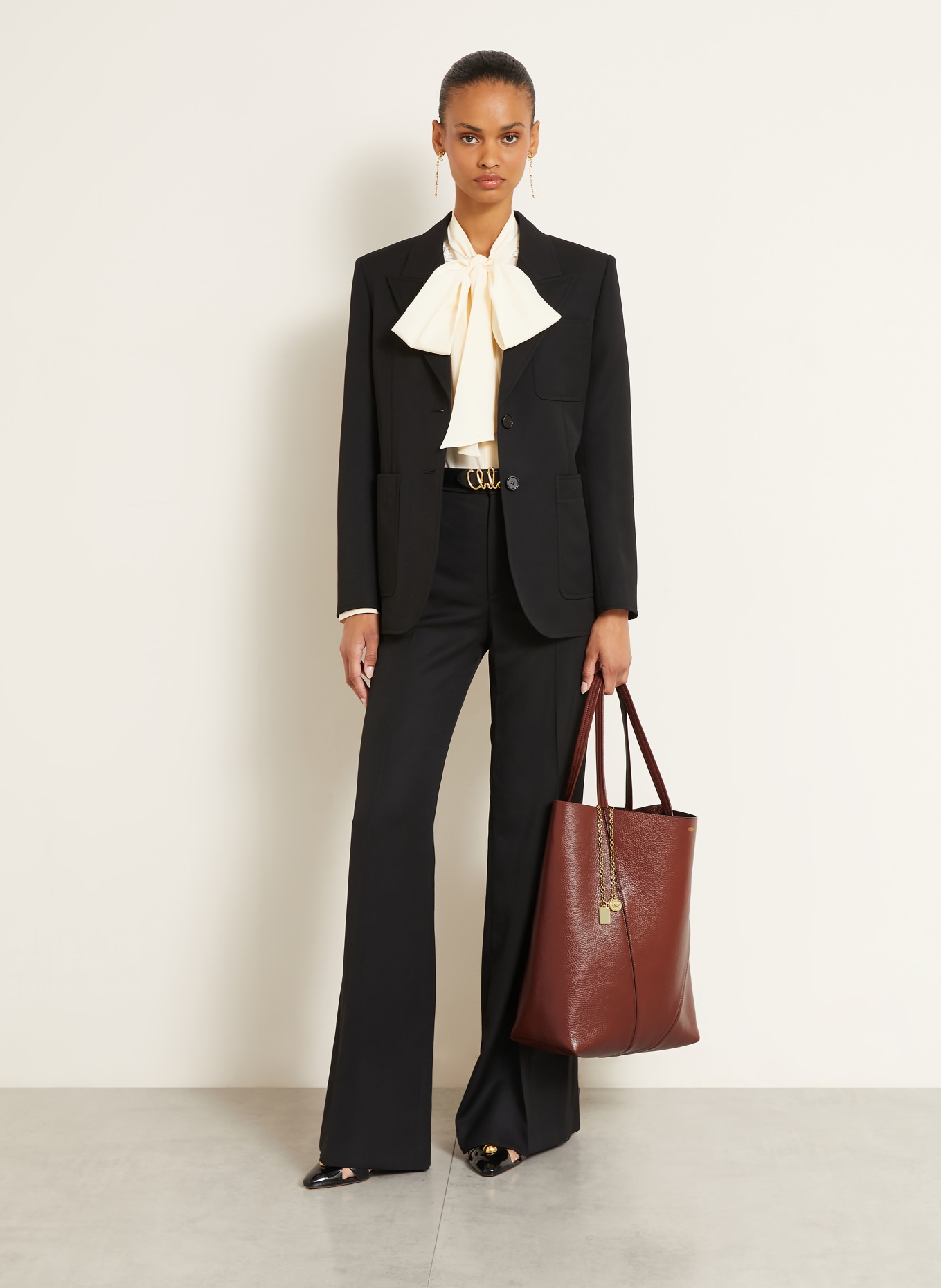 Chloé Shopper SPIN LARGE: 26P Blushy Brown