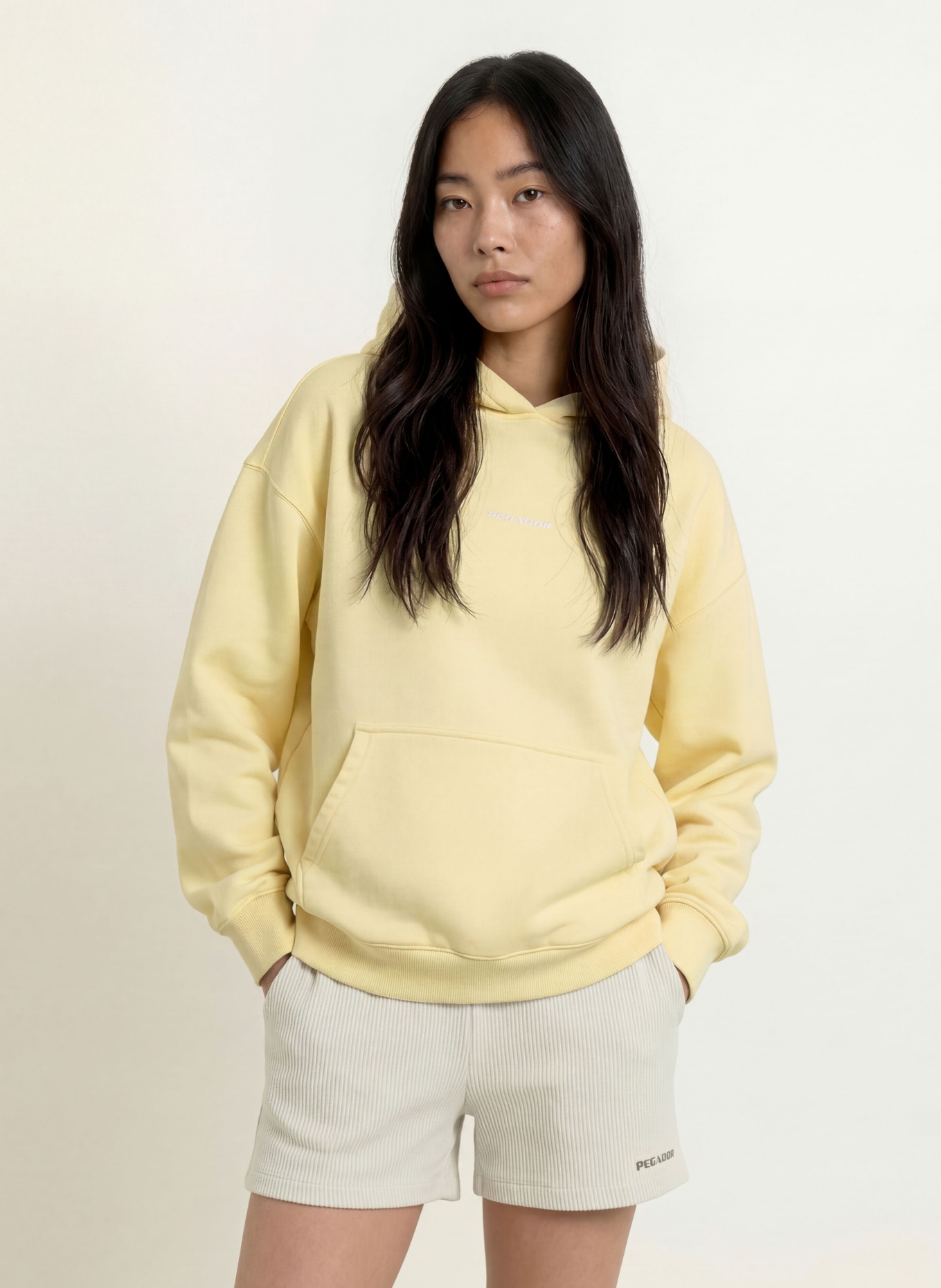 PEGADOR Oversized-Hoodie CLARITA: HELLGELB