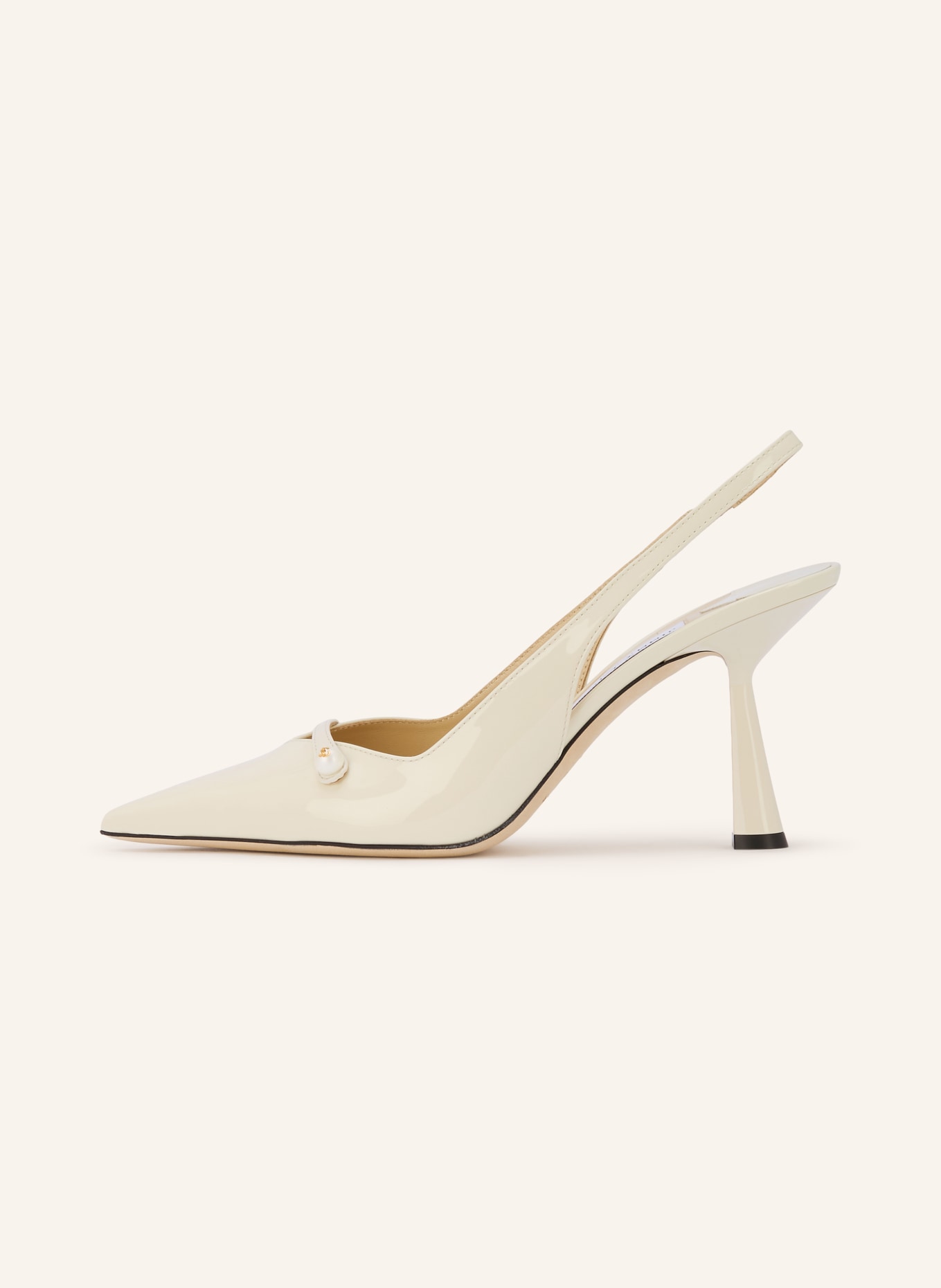 JIMMY CHOO Slingpumps AMITA 85: ECRU