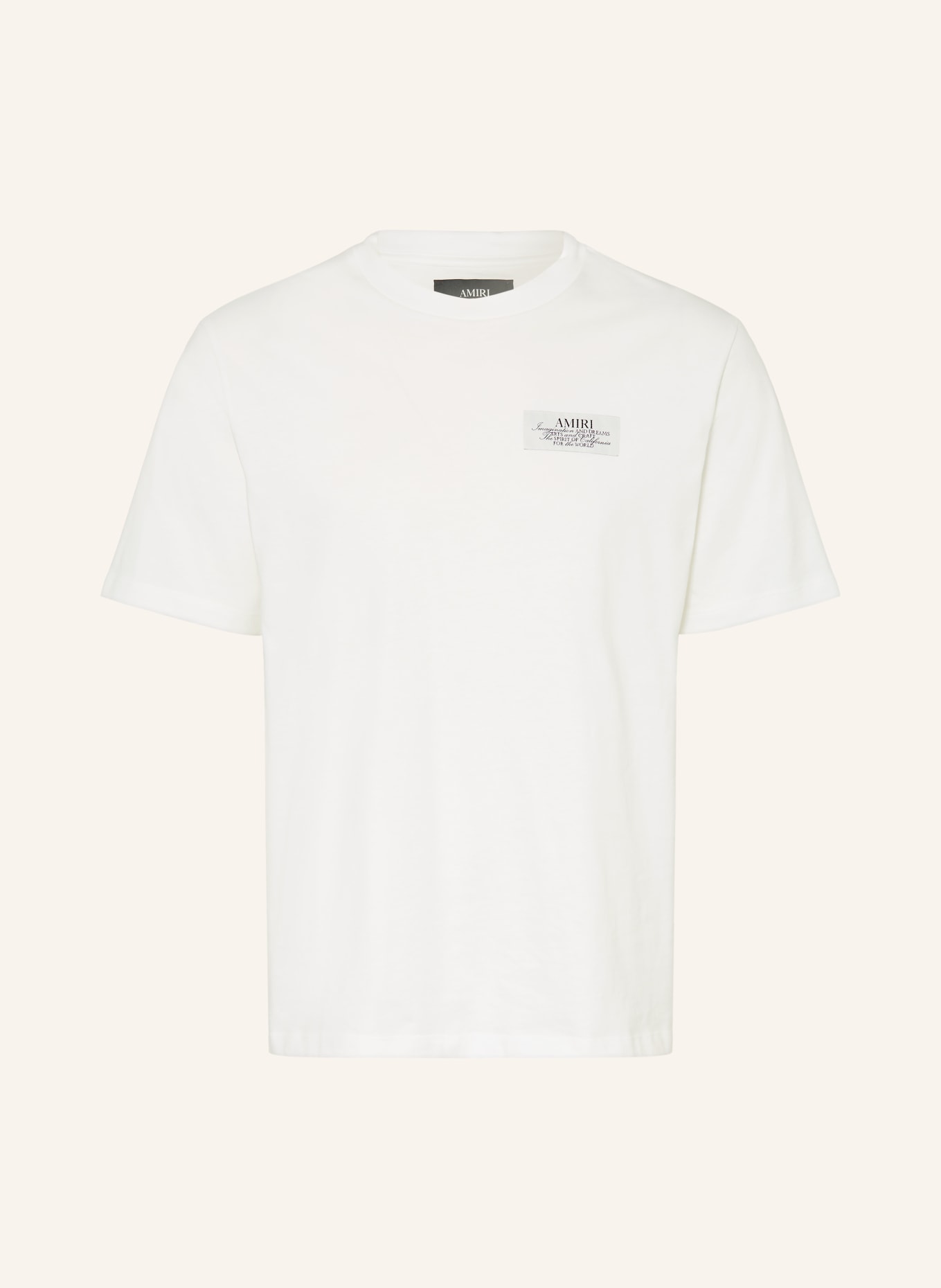 AMIRI T-Shirt SPIRIT: WEISS / SCHWARZ