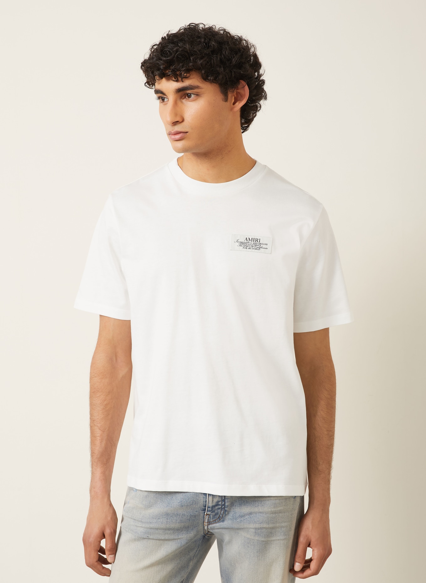 AMIRI T-Shirt SPIRIT: WEISS / SCHWARZ