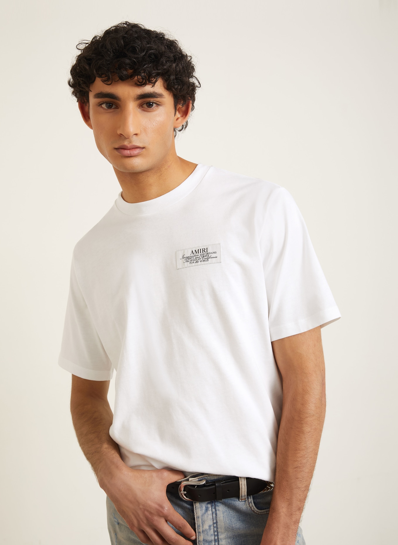 AMIRI T-Shirt SPIRIT: WEISS / SCHWARZ