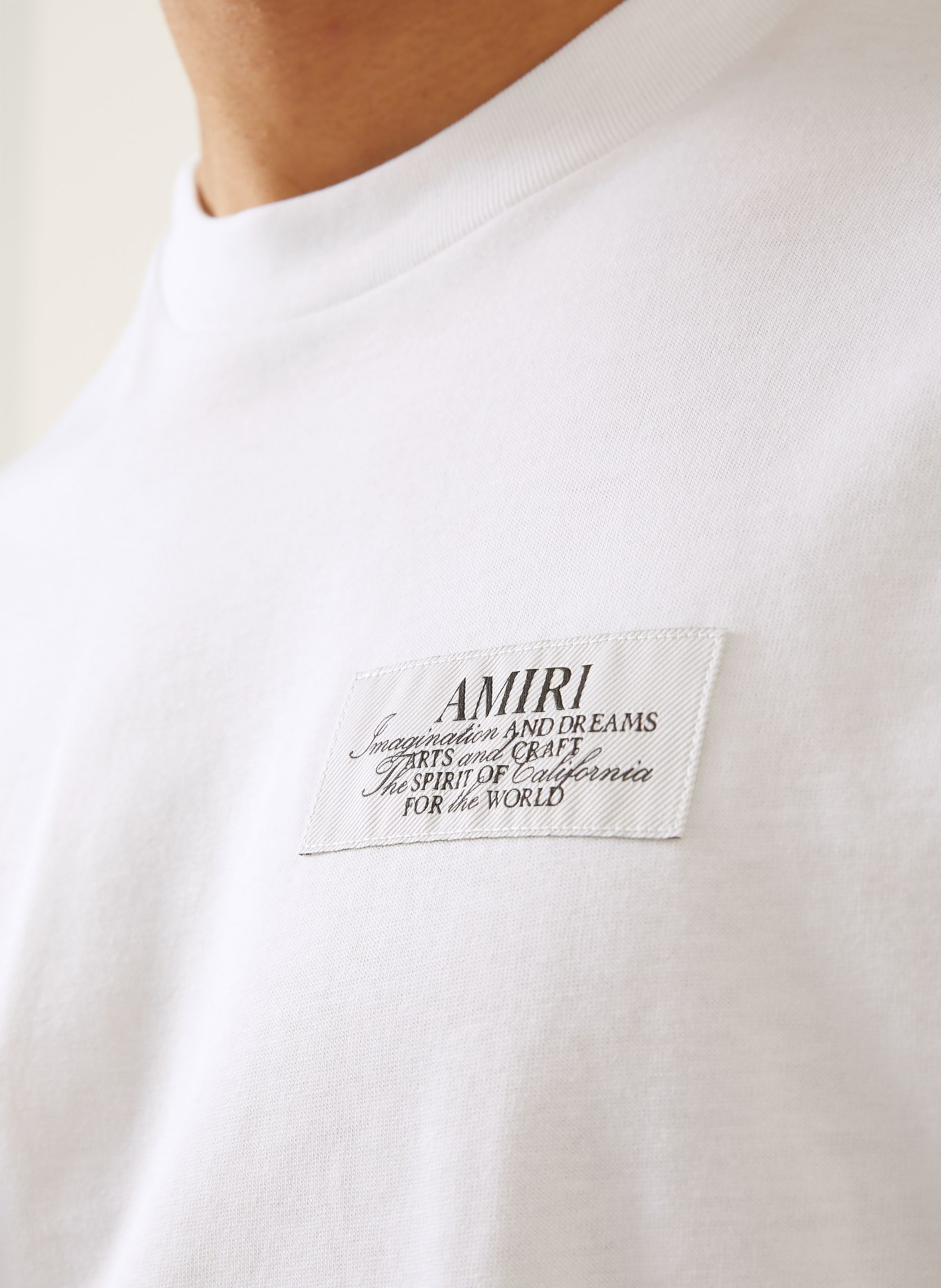 AMIRI T-Shirt SPIRIT: WEISS / SCHWARZ