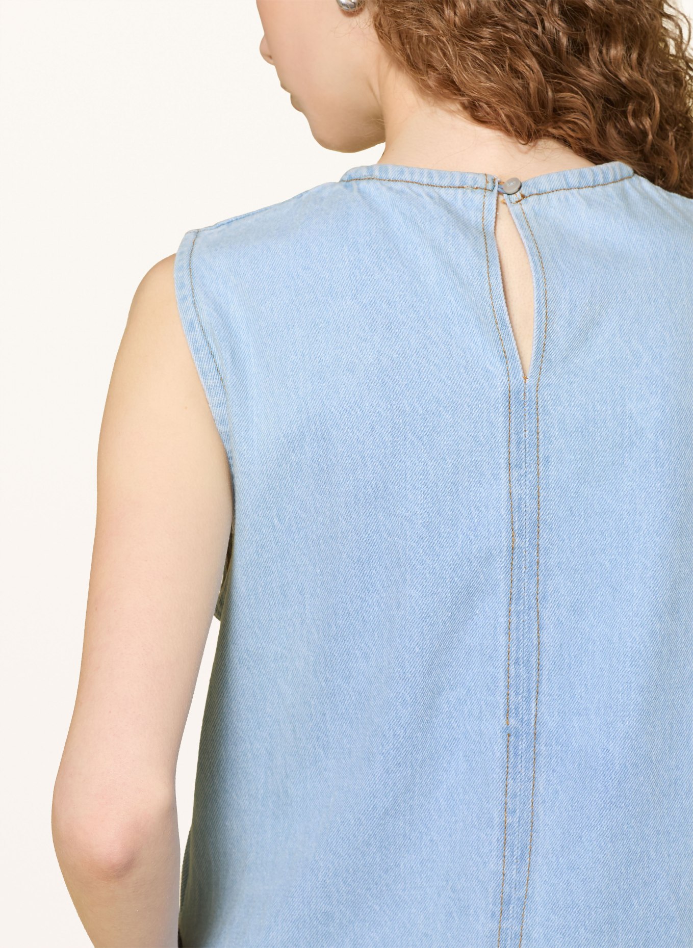 NEO NOIR LIVO denim dress: LIGHT BLUE