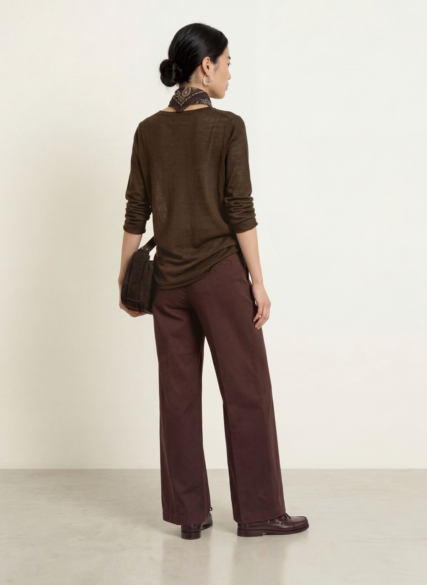Marc O'Polo pull: MARRON FONCÉ