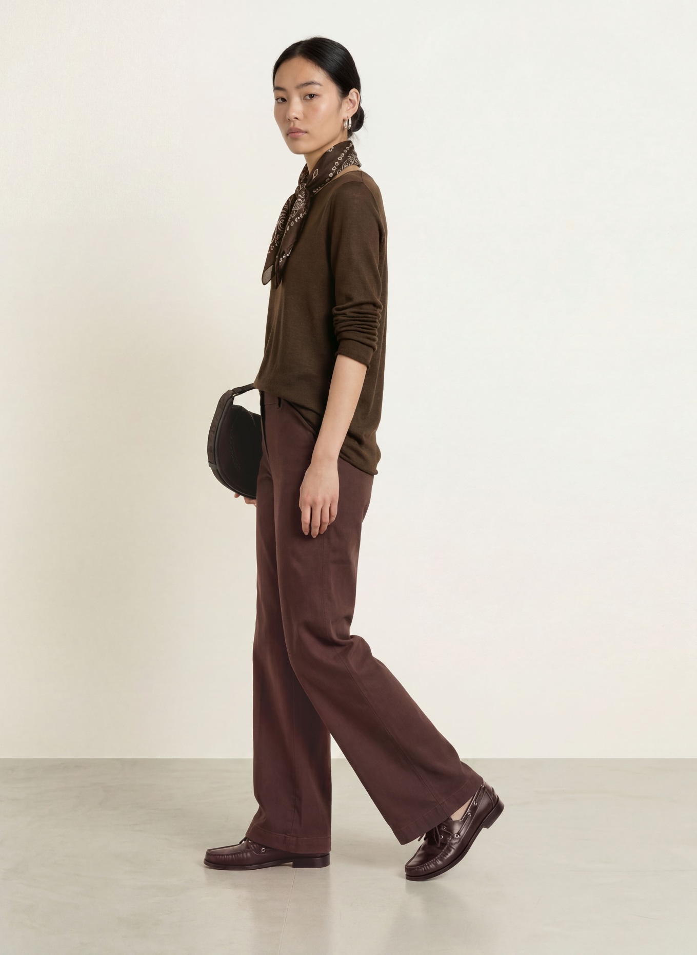 Marc O'Polo pull: MARRON FONCÉ