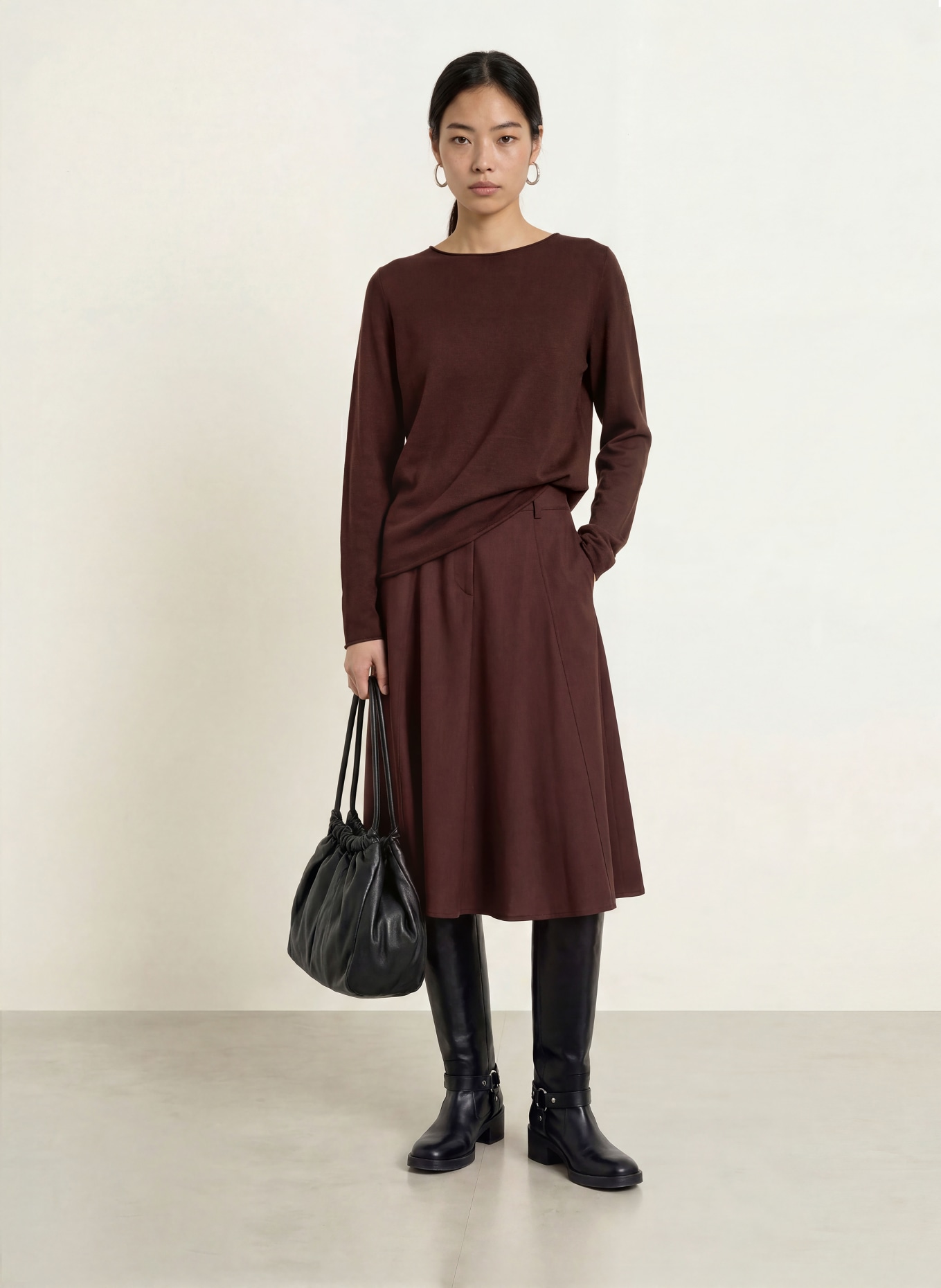 Marc O'Polo pull: ROUGE FONCÉ