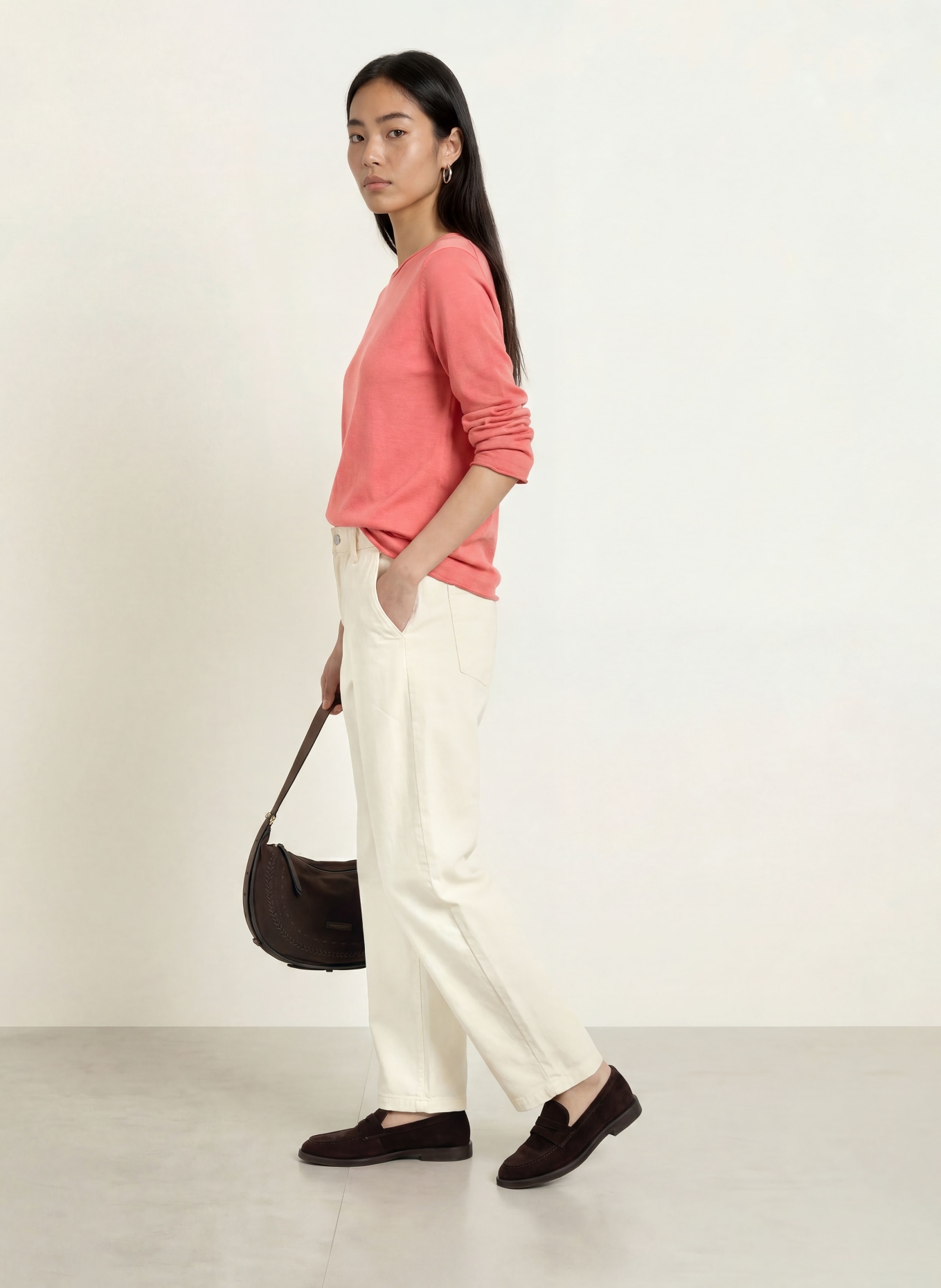 Marc O'Polo pull: ROUGE CLAIR