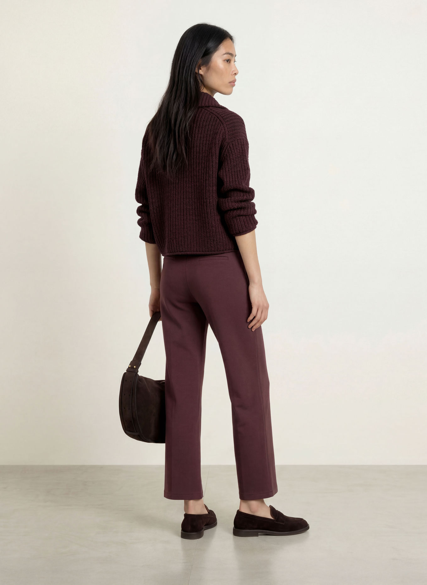 Marc O'Polo Jersey pants: DARK RED