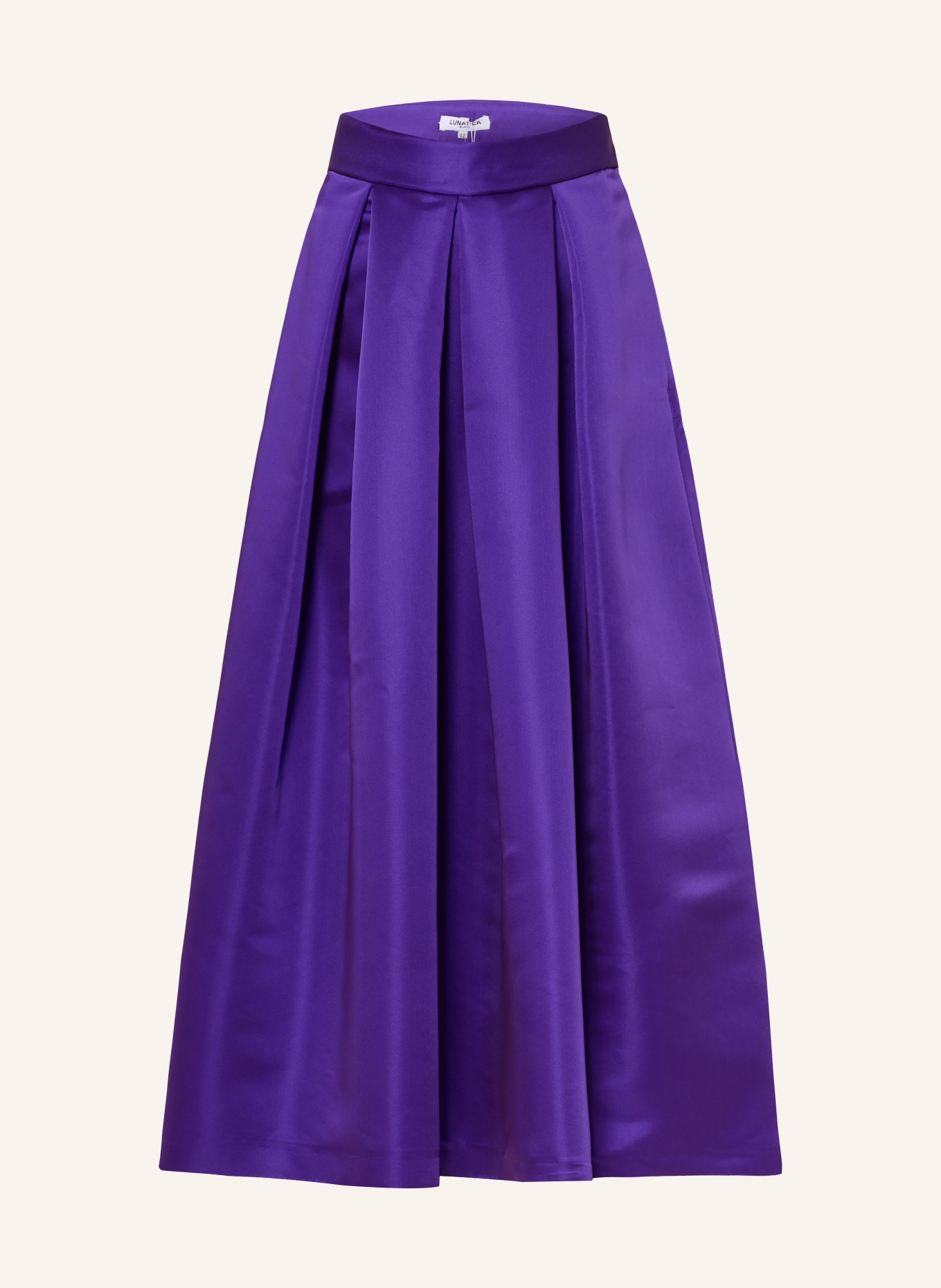 LUNATICA MILANO Pleated skirt: PURPLE
