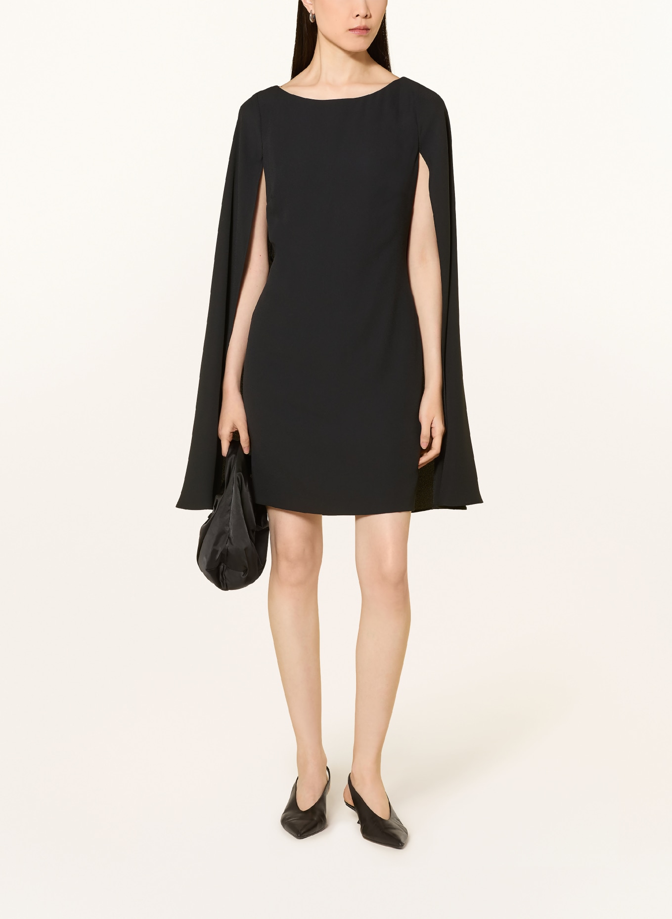 LAUREN RALPH LAUREN Cocktailkleid: SCHWARZ