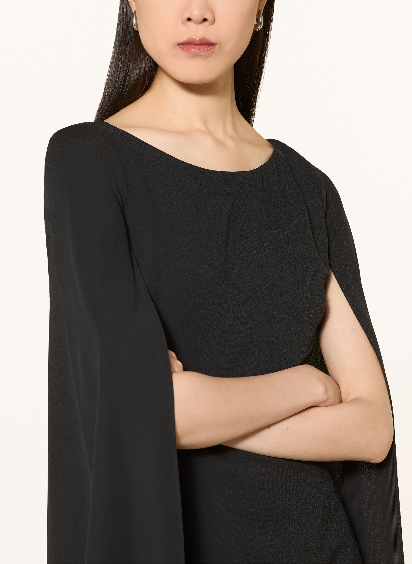 LAUREN RALPH LAUREN Cocktailkleid: SCHWARZ