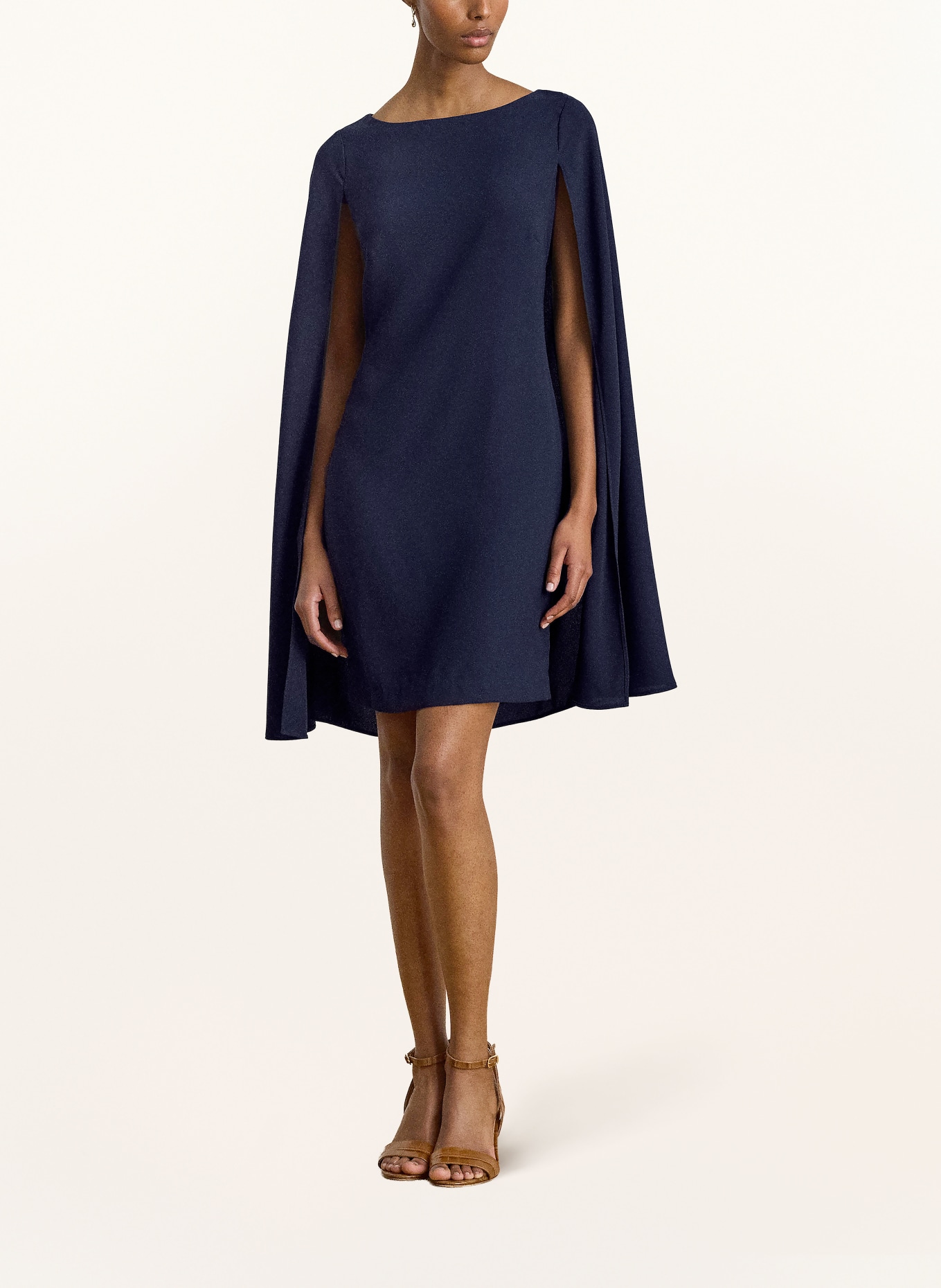 LAUREN RALPH LAUREN Cocktailkleid: DUNKELBLAU