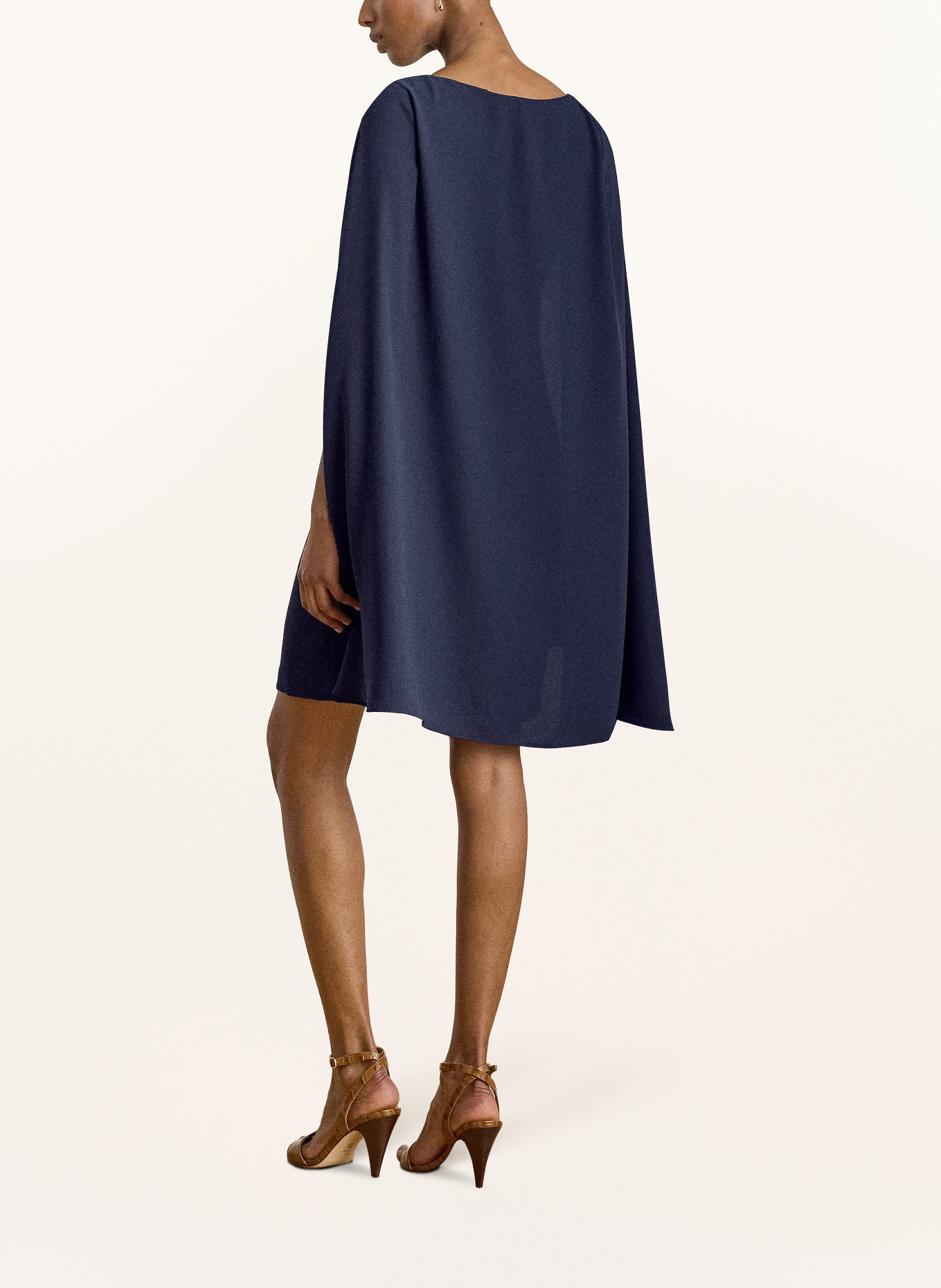 LAUREN RALPH LAUREN Cocktailkleid: DUNKELBLAU