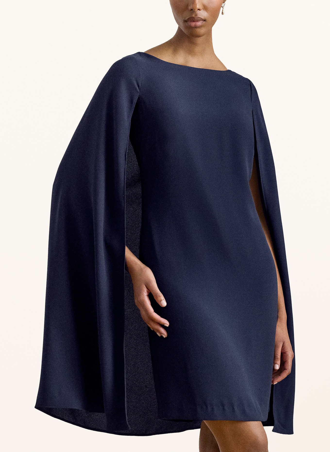 LAUREN RALPH LAUREN Cocktailkleid: DUNKELBLAU