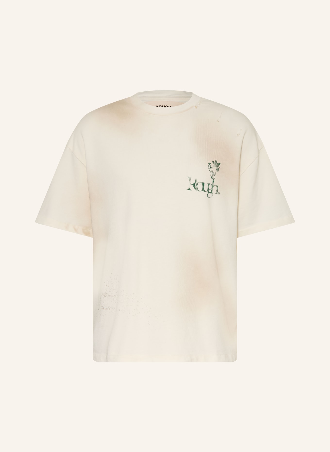 rough. T-Shirt: ECRU