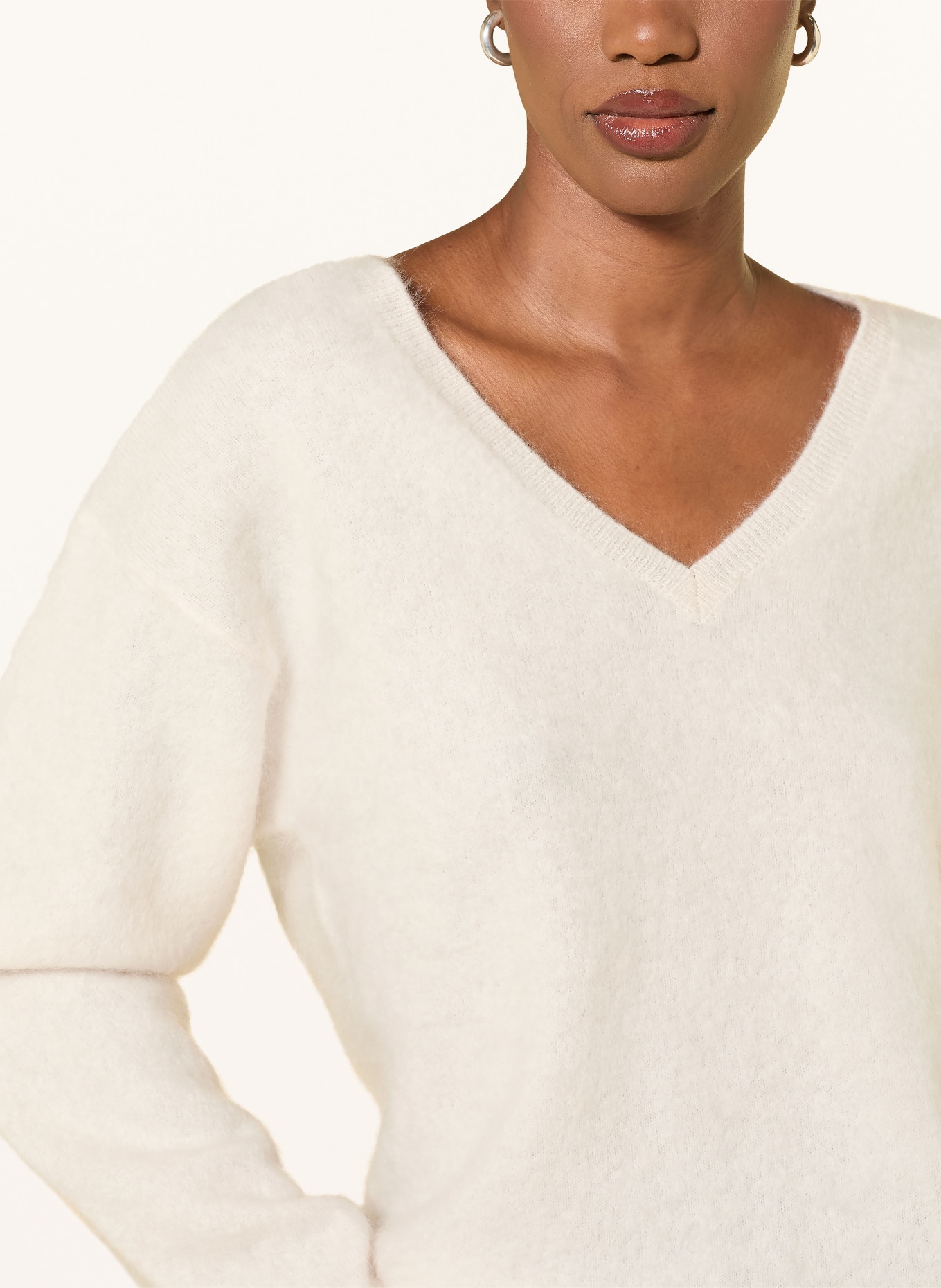 MRS & HUGS Pull en cachemire: CRÈME