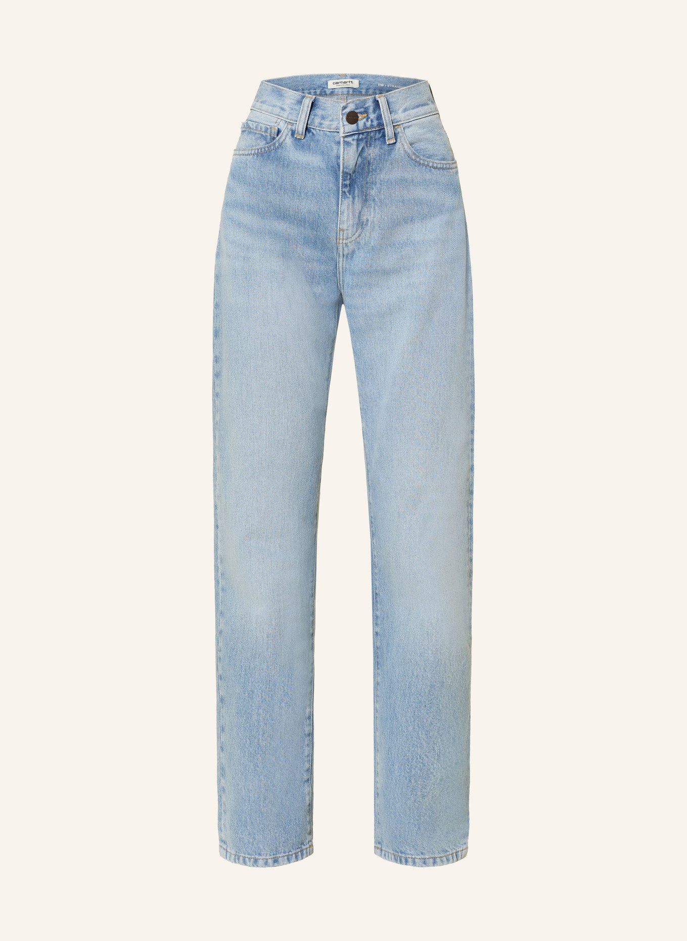 carhartt WIP Proste dżinsy NOXON: 01WU Blue, heavy worn bleached