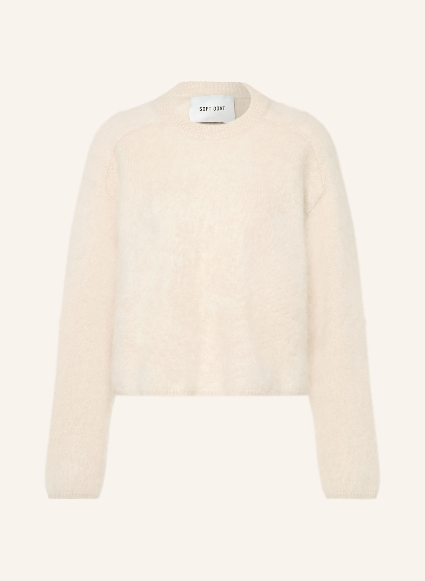SOFT GOAT Cashmere-Pullover: ECRU