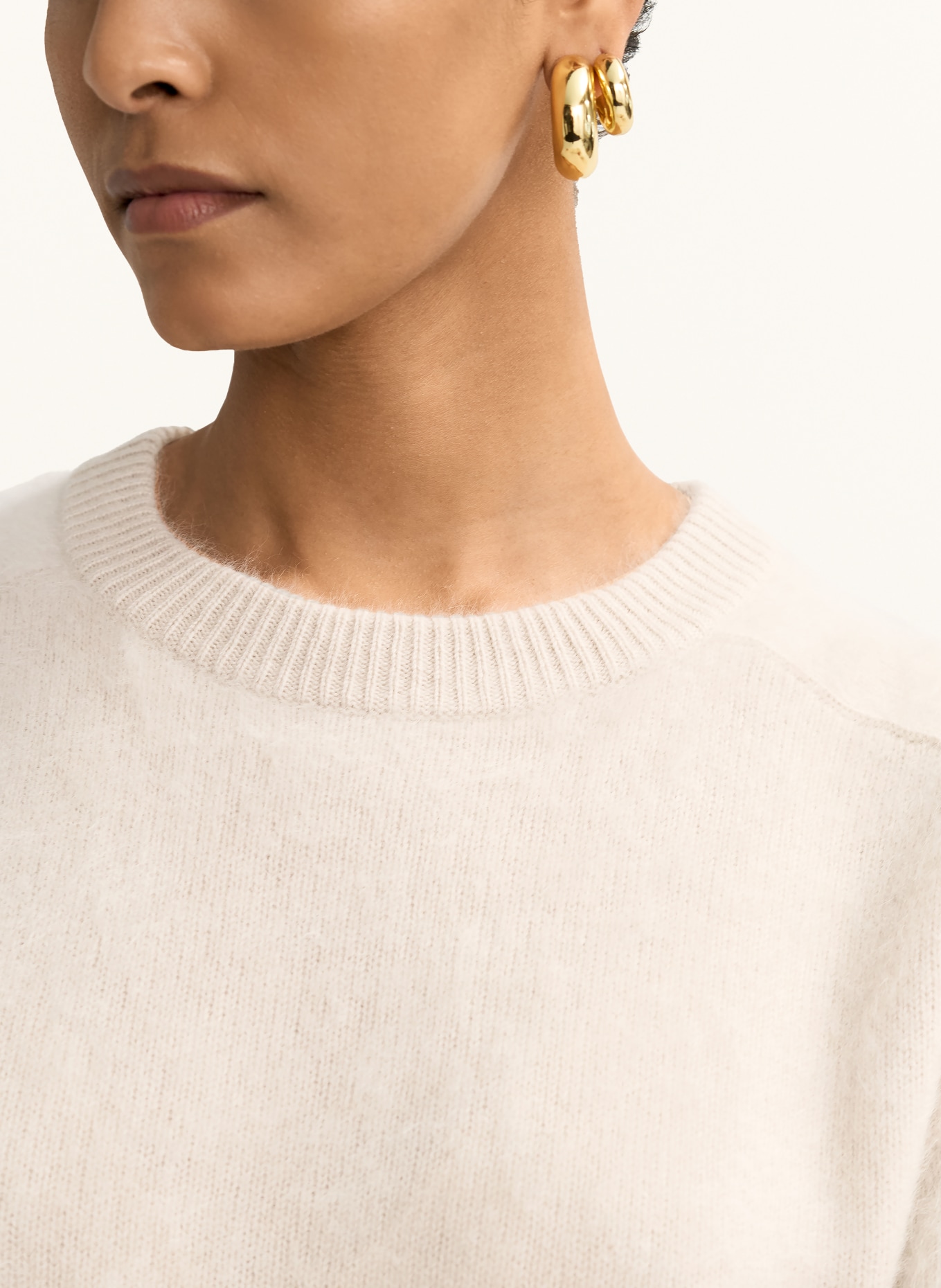 SOFT GOAT Cashmere-Pullover: ECRU