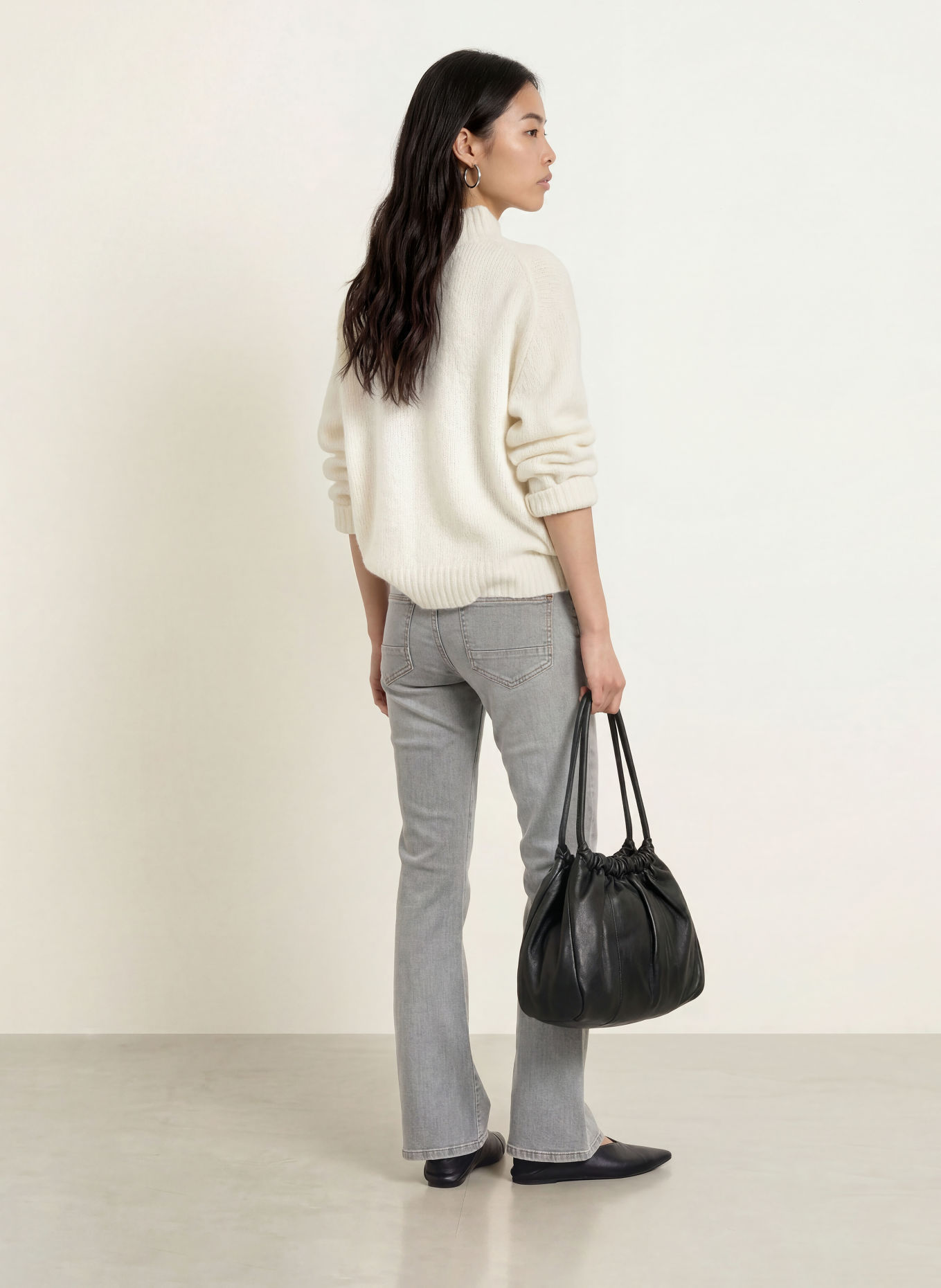 MOS MOSH MMERIM THORA sweater with alpaca: ECRU