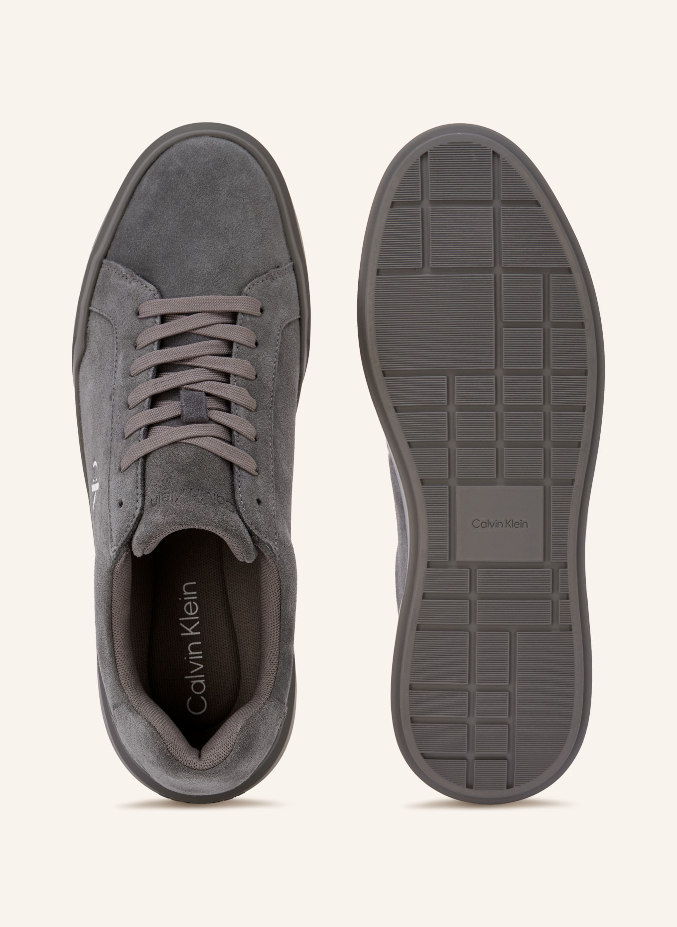 Calvin Klein sneaker: GRAY / WHITE
