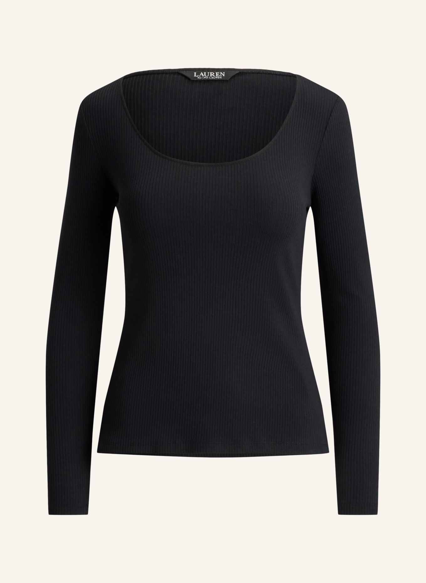 LAUREN RALPH LAUREN Long-sleeve shirt: BLACK