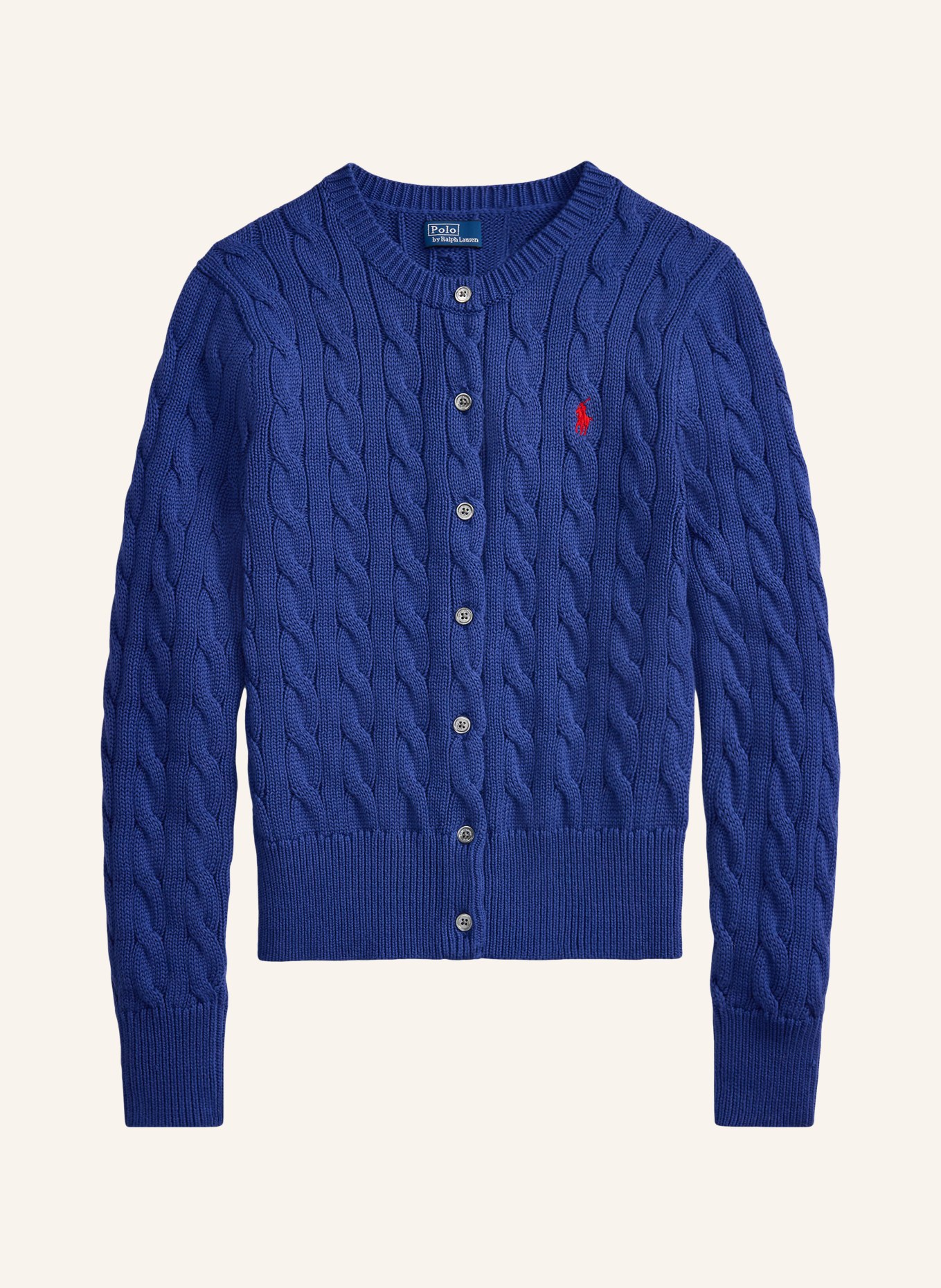 POLO RALPH LAUREN Strickjacke: BLAU