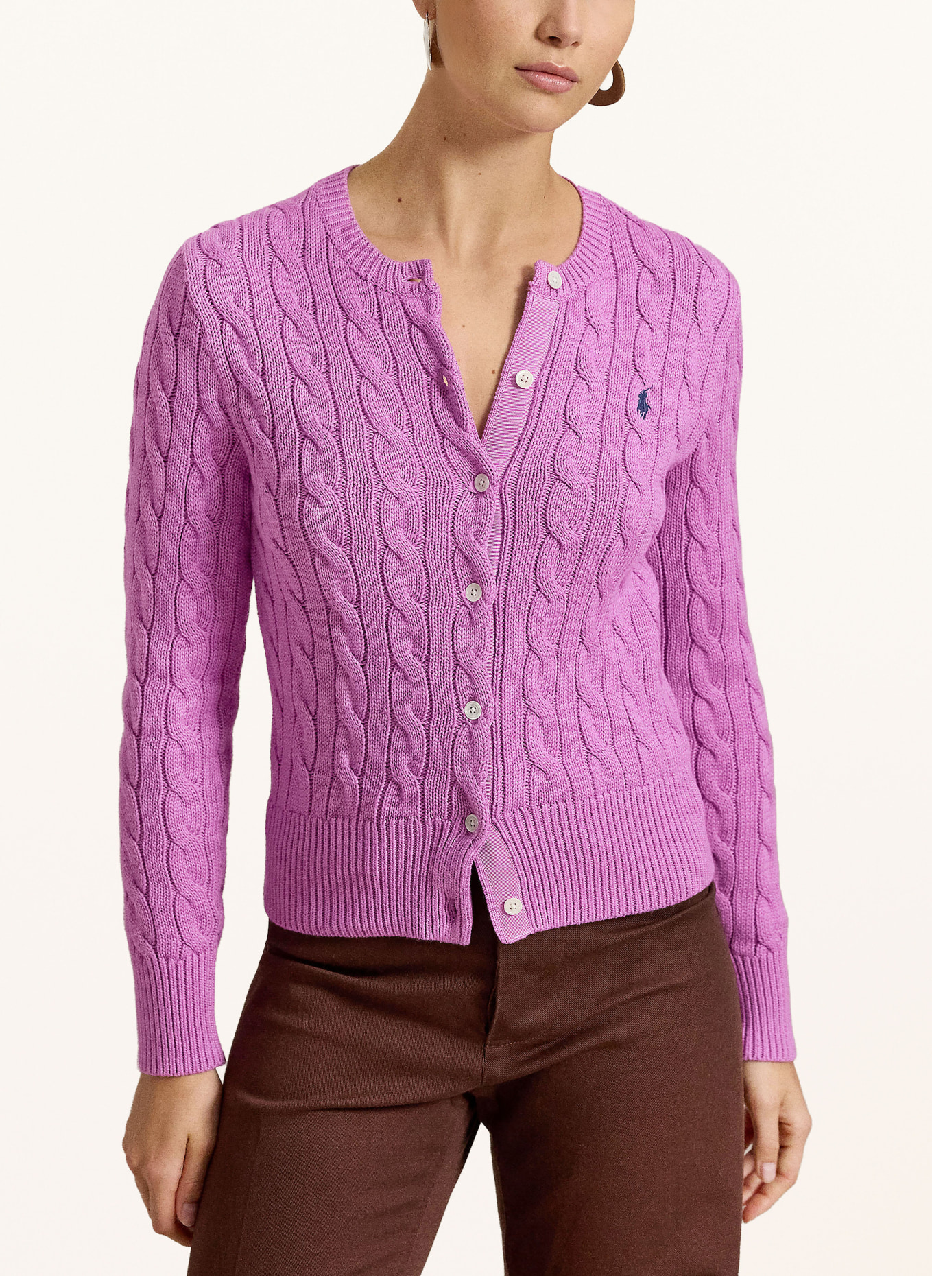 POLO RALPH LAUREN Strickjacke: PINK