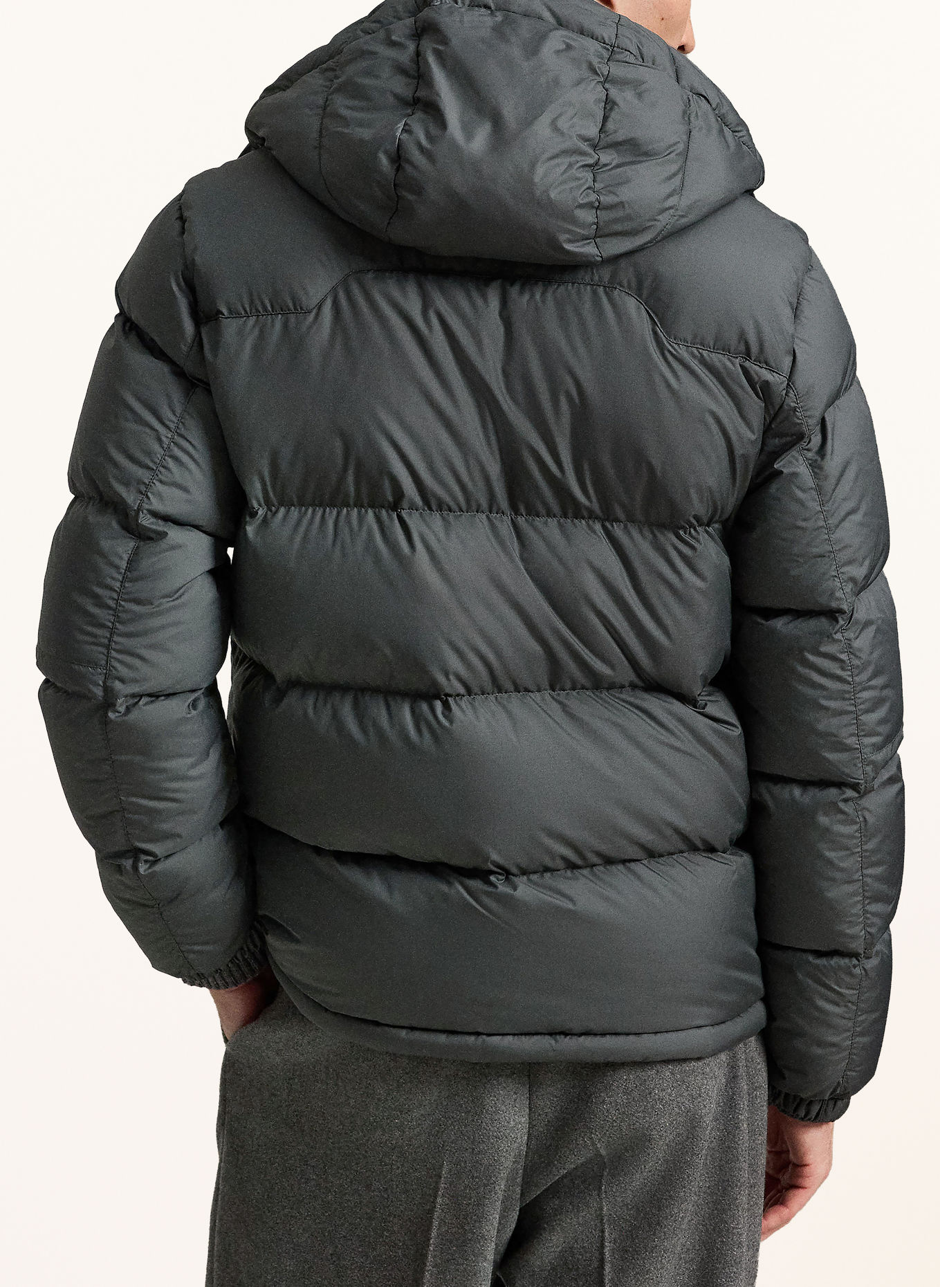 POLO RALPH LAUREN Daunenjacke GORHAM mit abnehmbarer Kapuze: GRAU