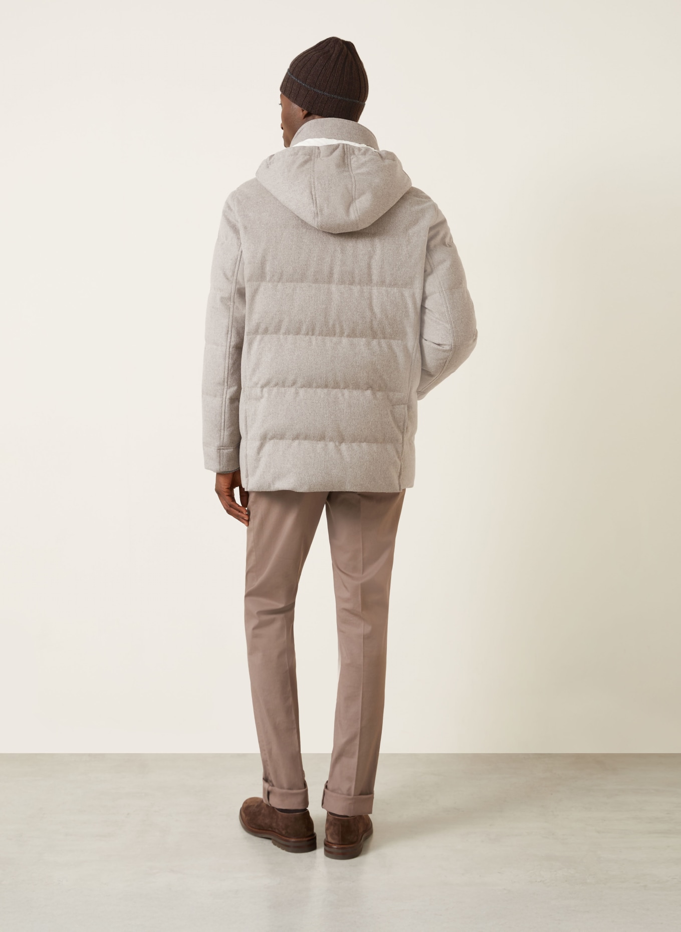 BRUNELLO CUCINELLI Parka puchowa: JASNOCZARY