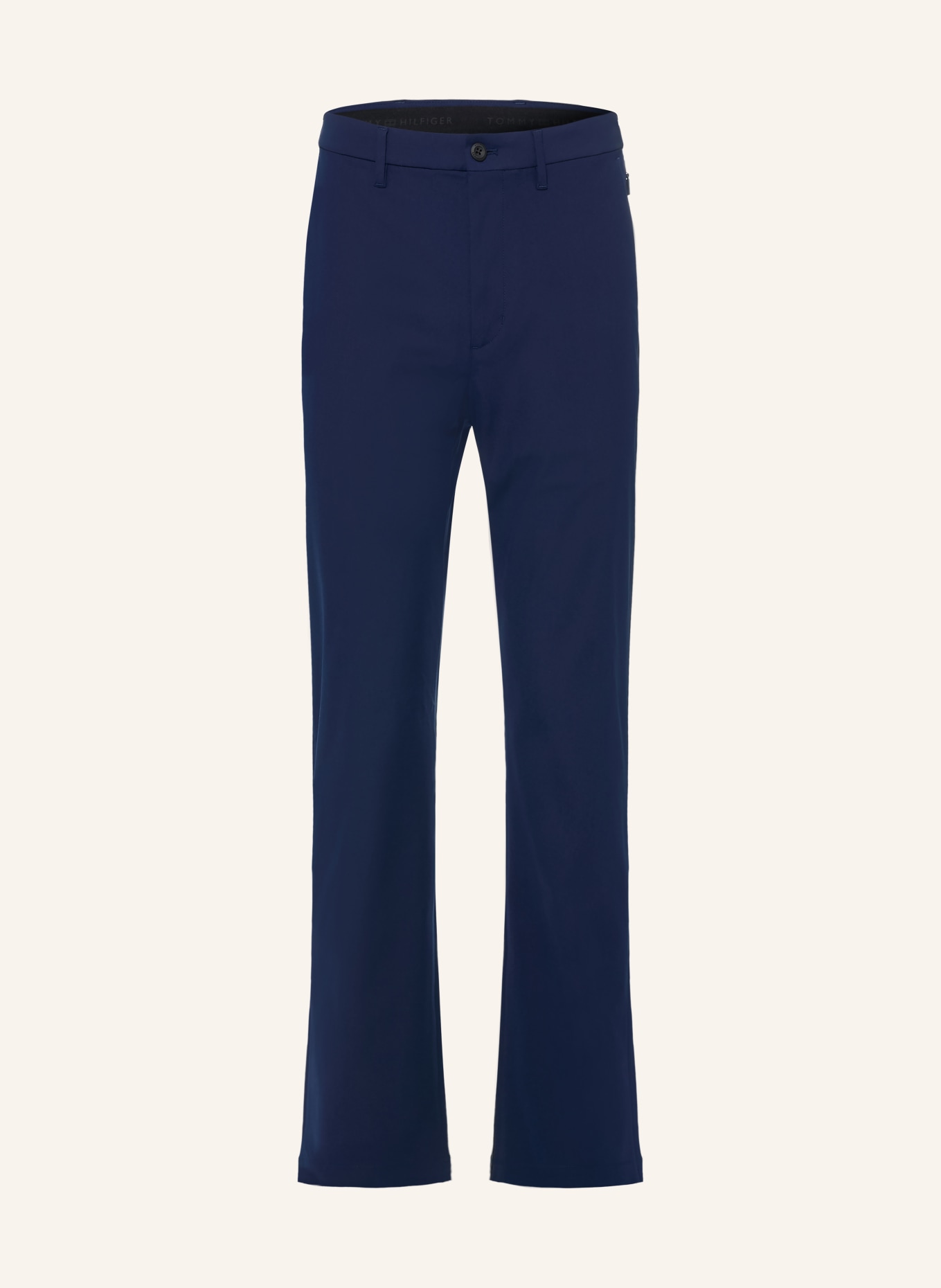 TOMMY HILFIGER Chino DENTON Straight Fit: MØRKEBLÅ