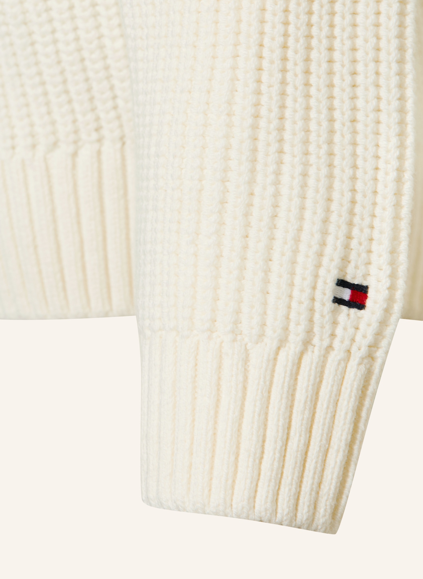 TOMMY HILFIGER Pullover: WEISS