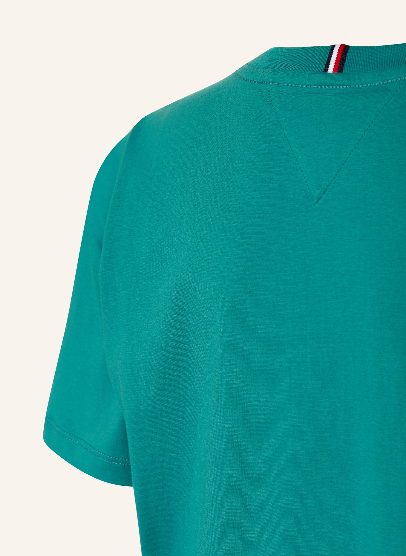 TOMMY HILFIGER T-shirt: BLEU PÉTROLE