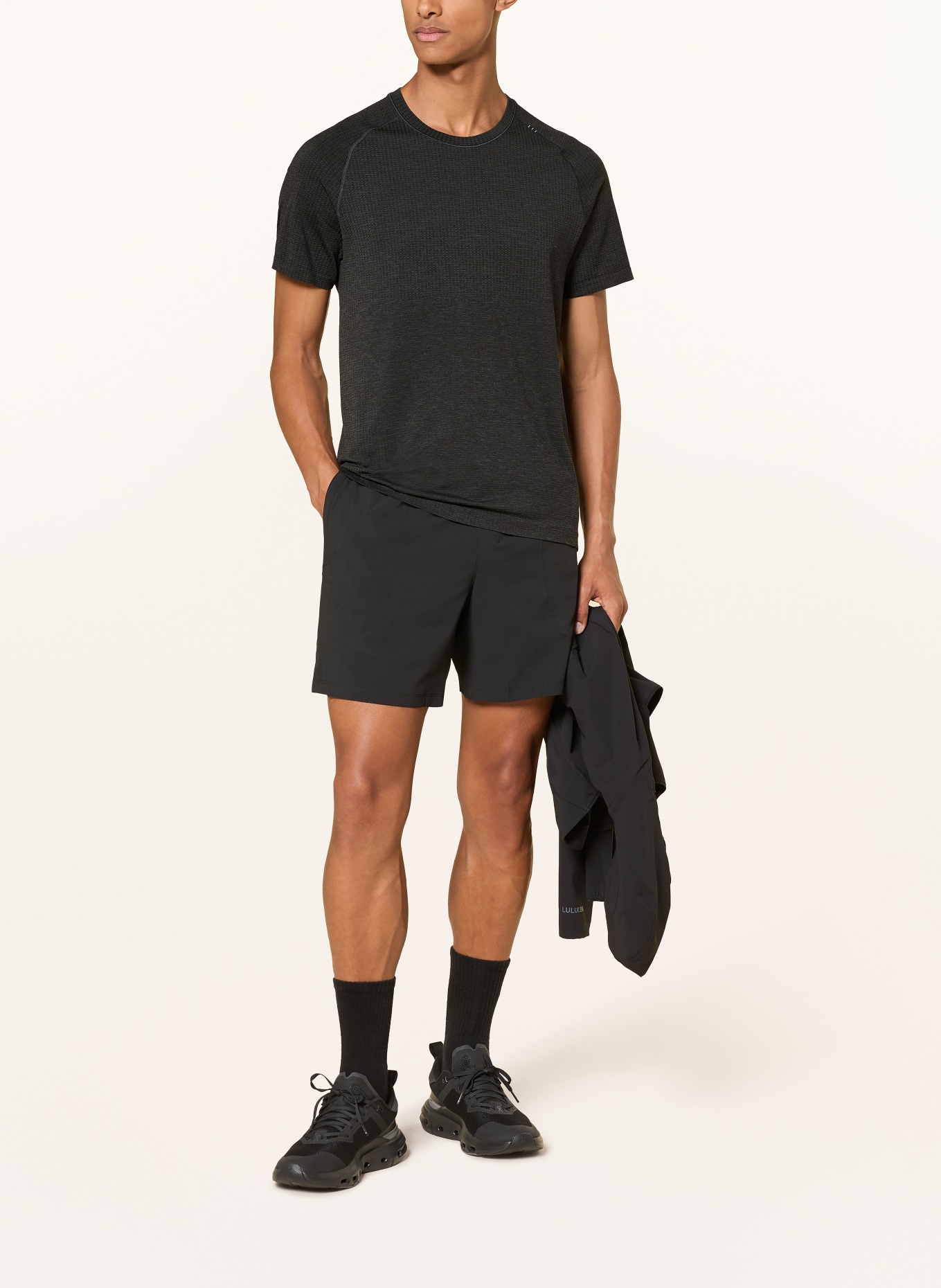 lululemon T-shirt METAL VENT TECH SHORT SLEEVE 3.0: CZARNY