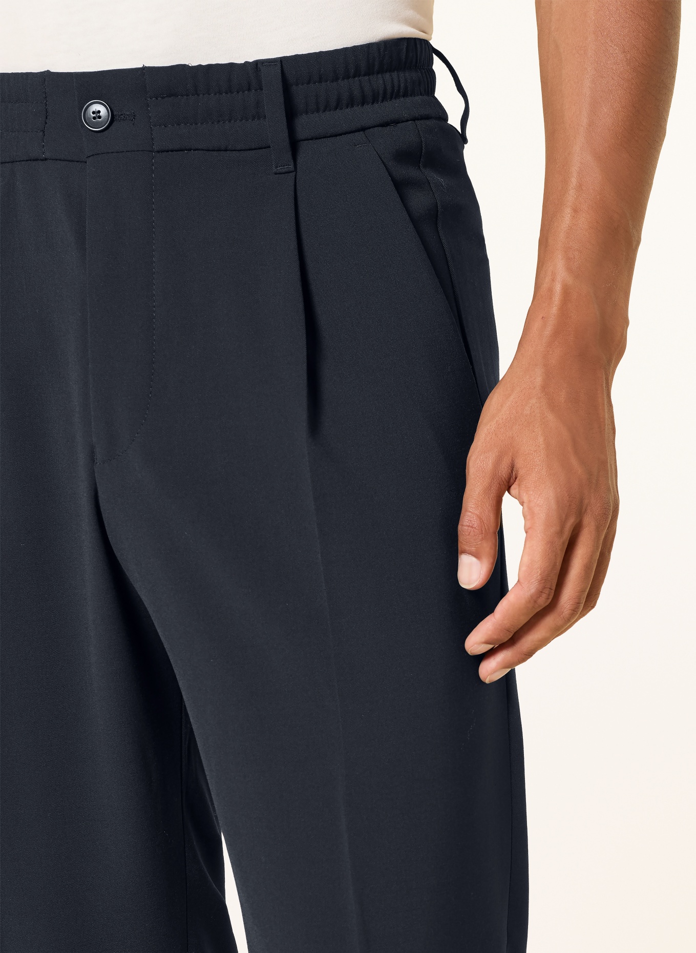 DRYKORN CHASY Extra Slim Fit Pants: DARK BLUE