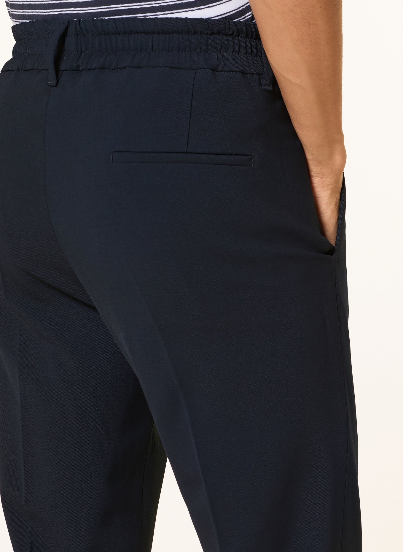 DRYKORN Pantalon CHASY coupe extra slim: BLEU FONCÉ