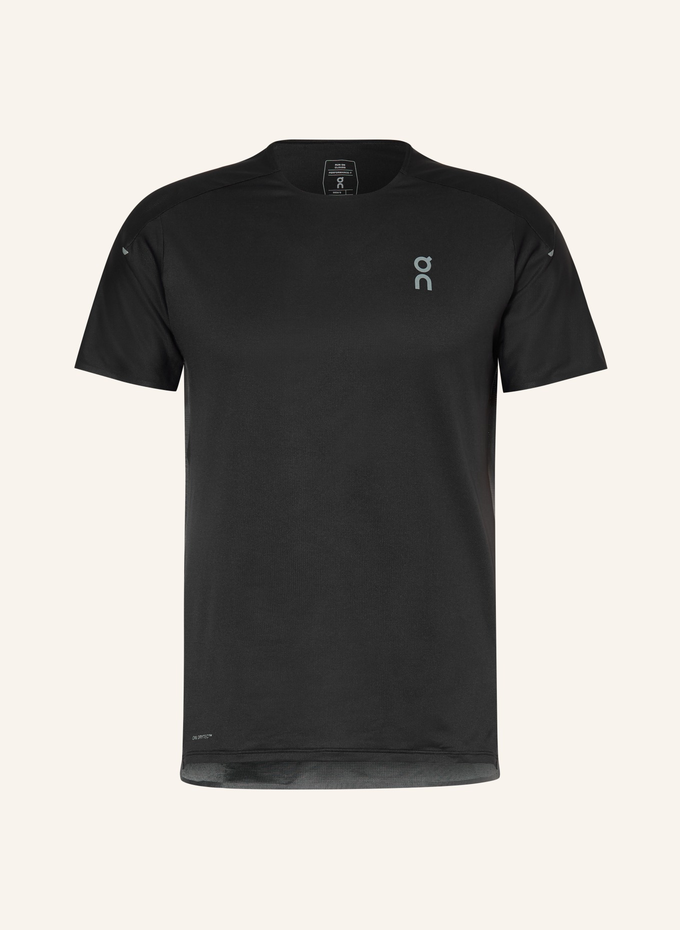 On Funktionsshirt PERFORMANCE-T: SCHWARZ / GRAU