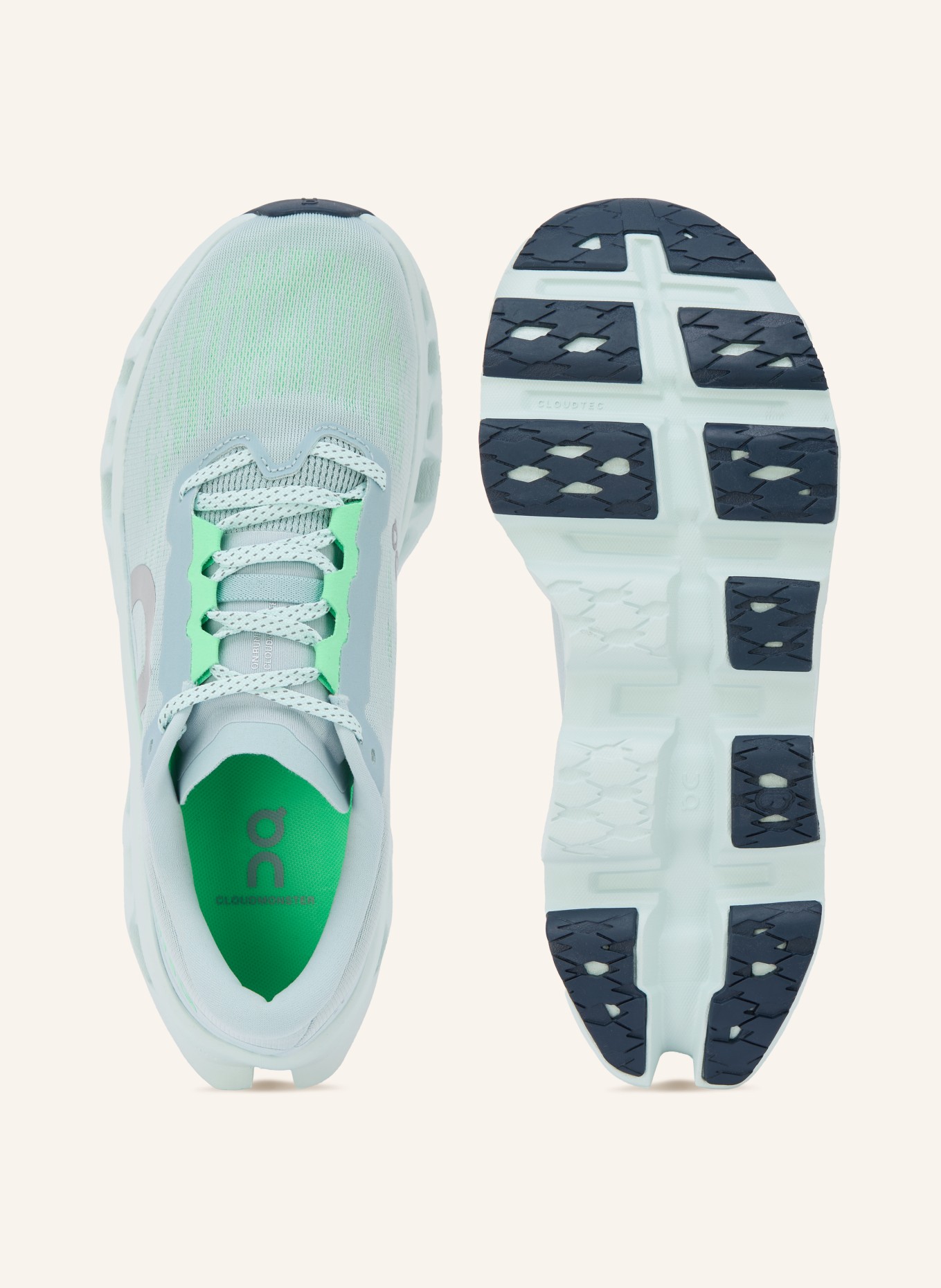 On Chaussures de course CLOUDMONSTER 3: VERT CLAIR