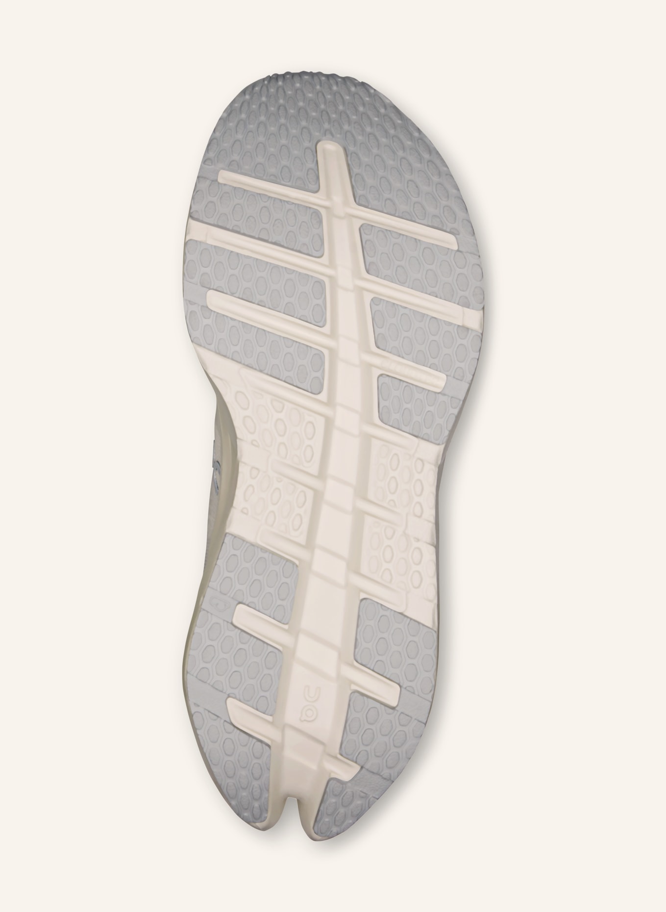 On Chaussures de course CLOUDRUNNER 3: BLANC / GRIS CLAIR
