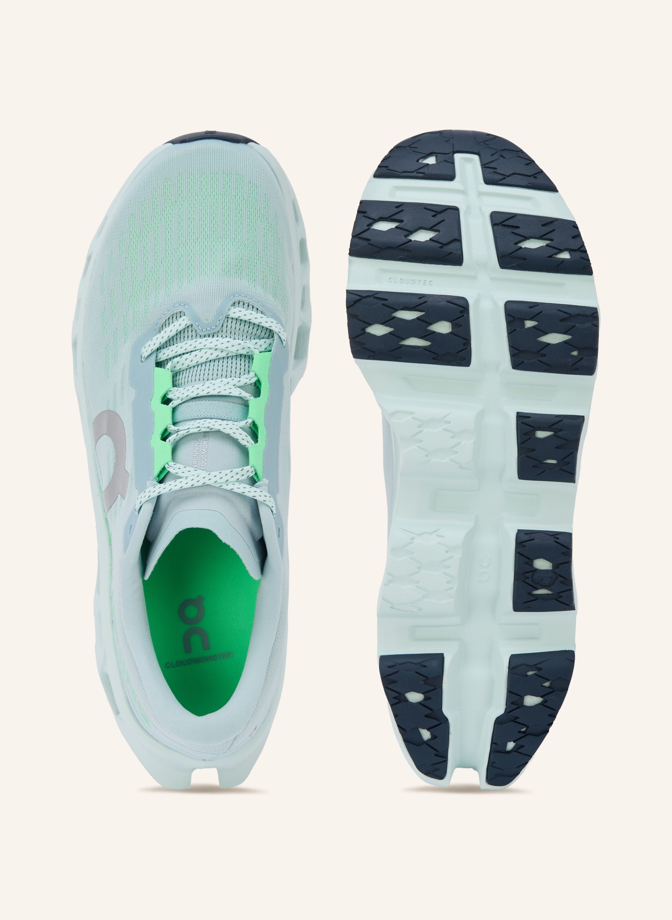On Hardloopschoenen CLOUDMONSTER 3: LICHTGROEN