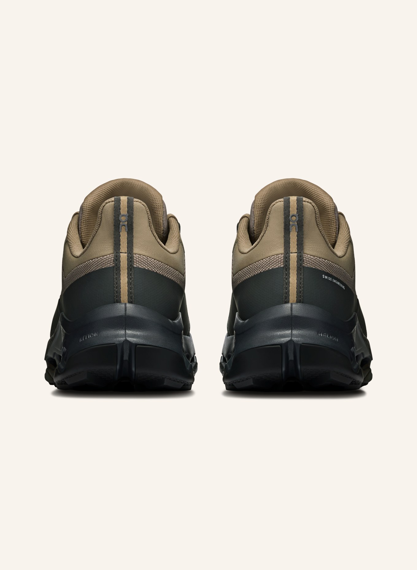 On CLOUDHORIZON 2 WATERPROOF hiking boots: OLIVE / DARK GRAY