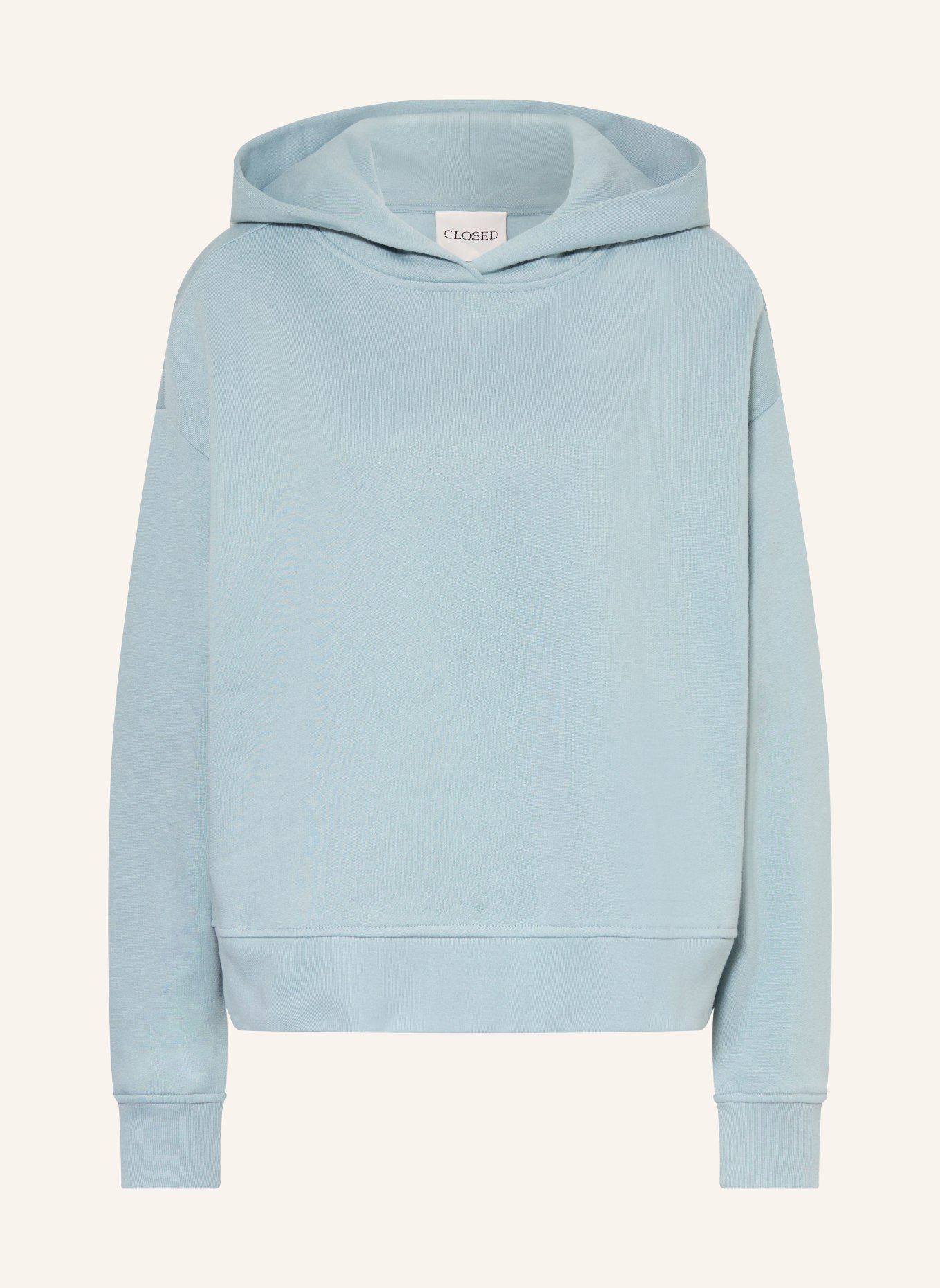 CLOSED hoodie: LICHTBLAUW