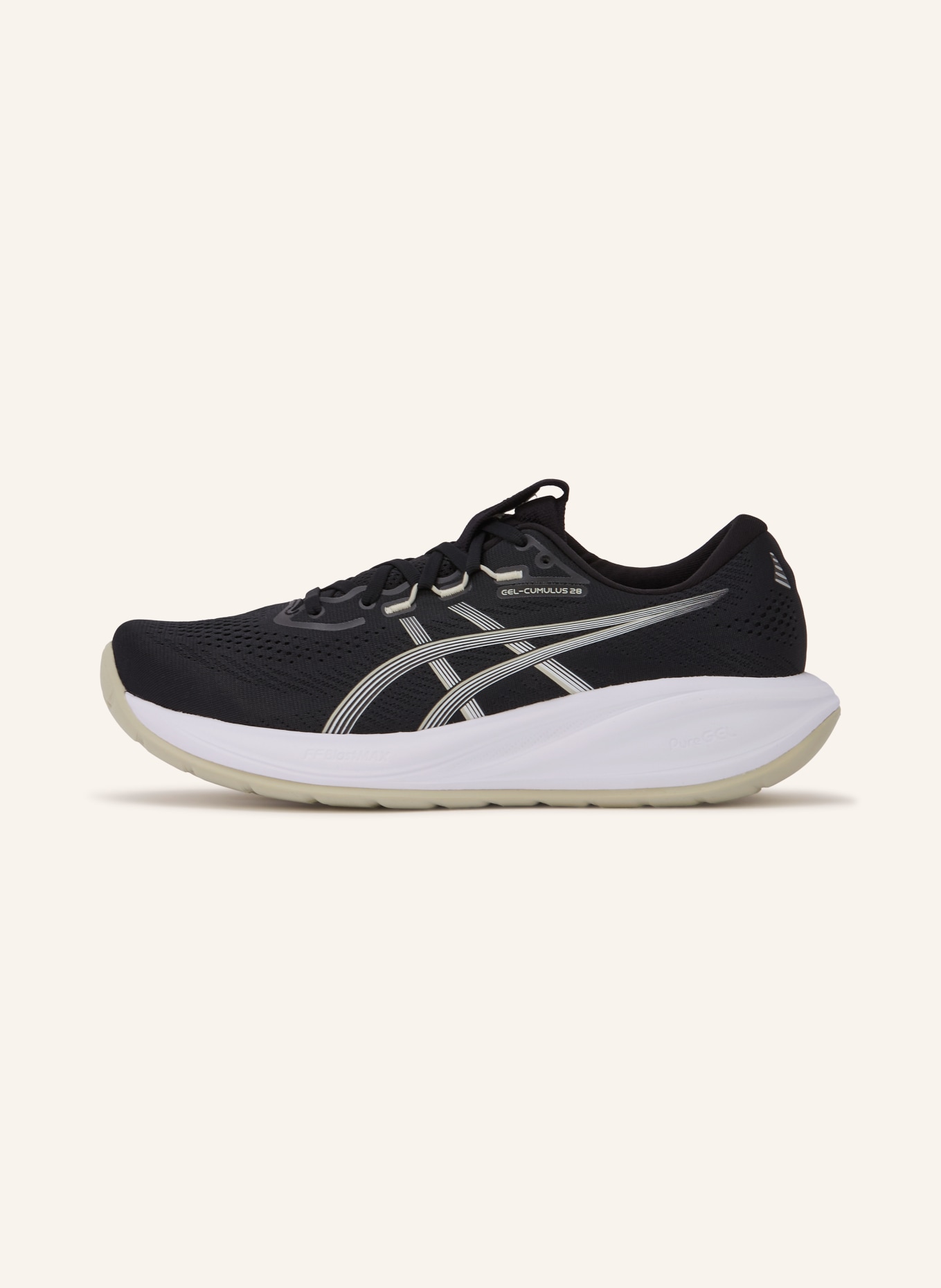 ASICS Chaussures de course GEL-CUMULUS 28: NOIR / BLANC