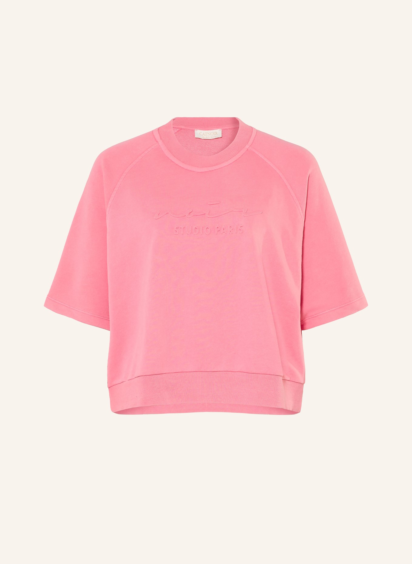 CATNOIR Sweatshirt with 3/4 sleeves: PINK