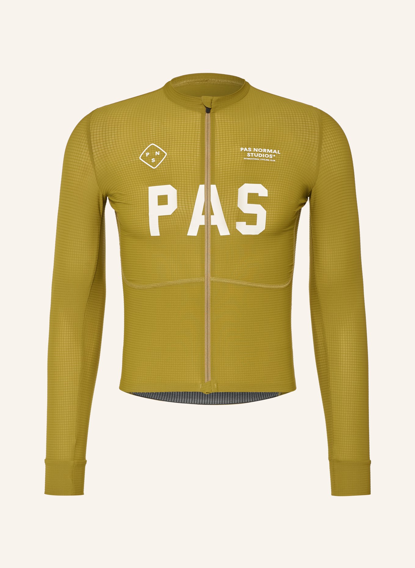 PAS NORMAL STUDIOS Radtrikot MECHANISM PRO: KHAKI / WEISS