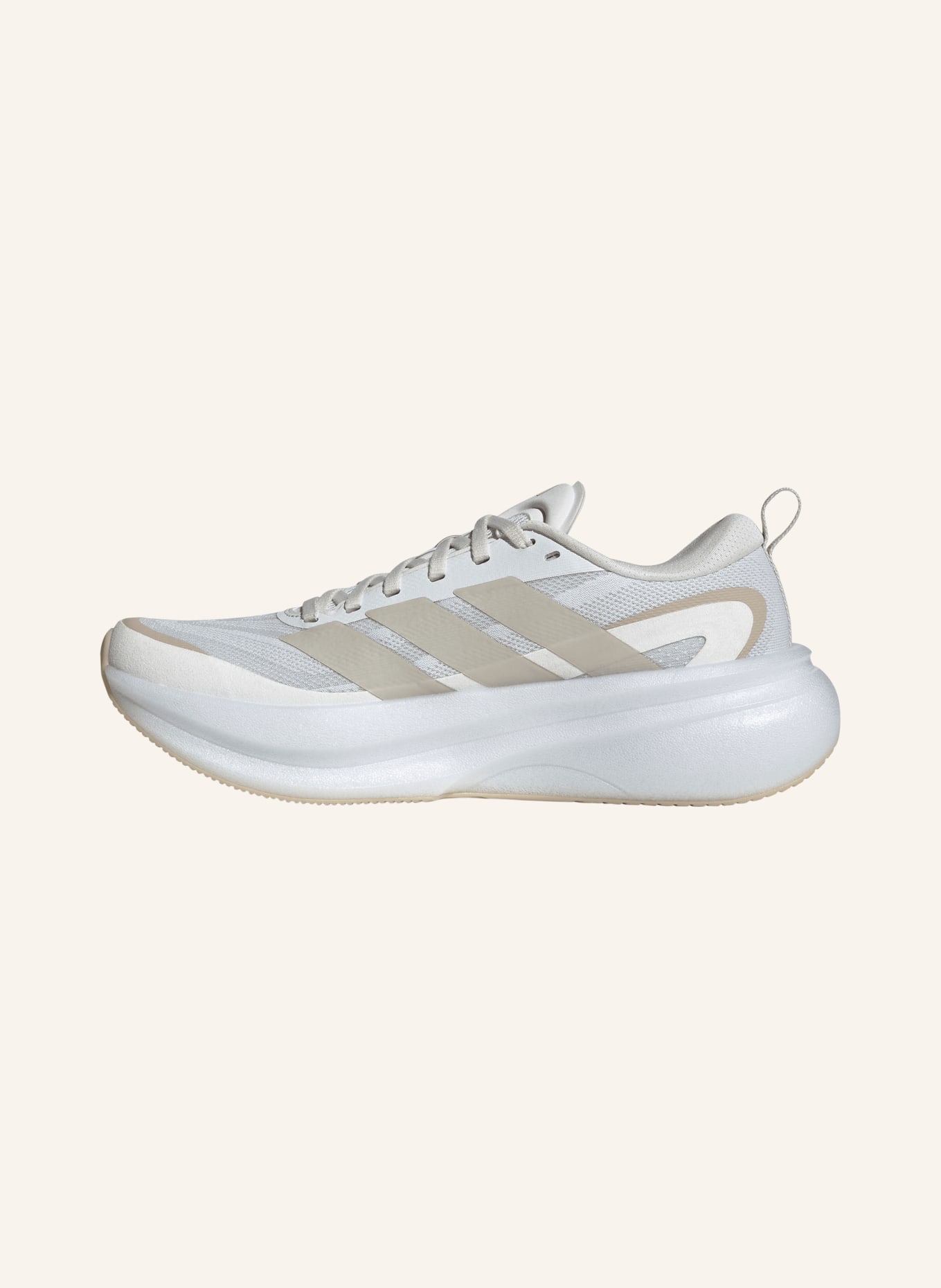 adidas Buty do biegania SUPERNOVA GLIDE W: BIAŁY / BEŻOWY